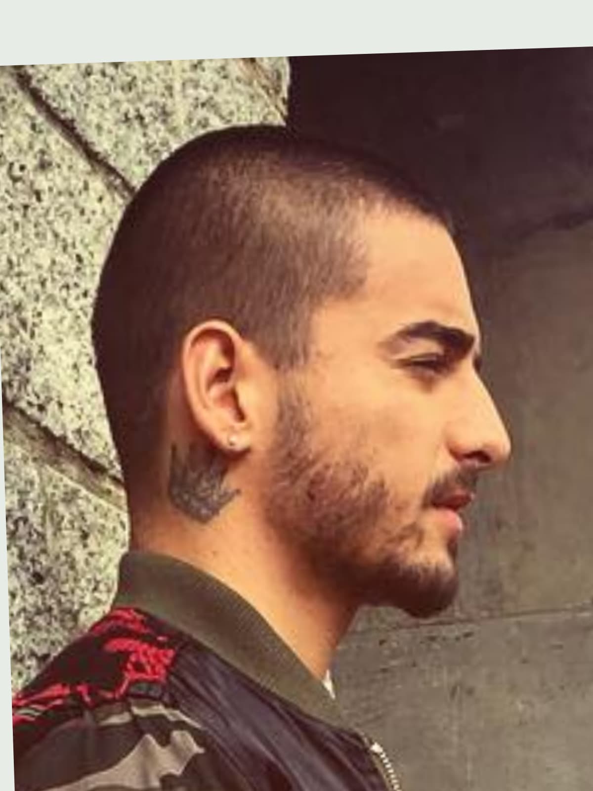 Maluma side portrait