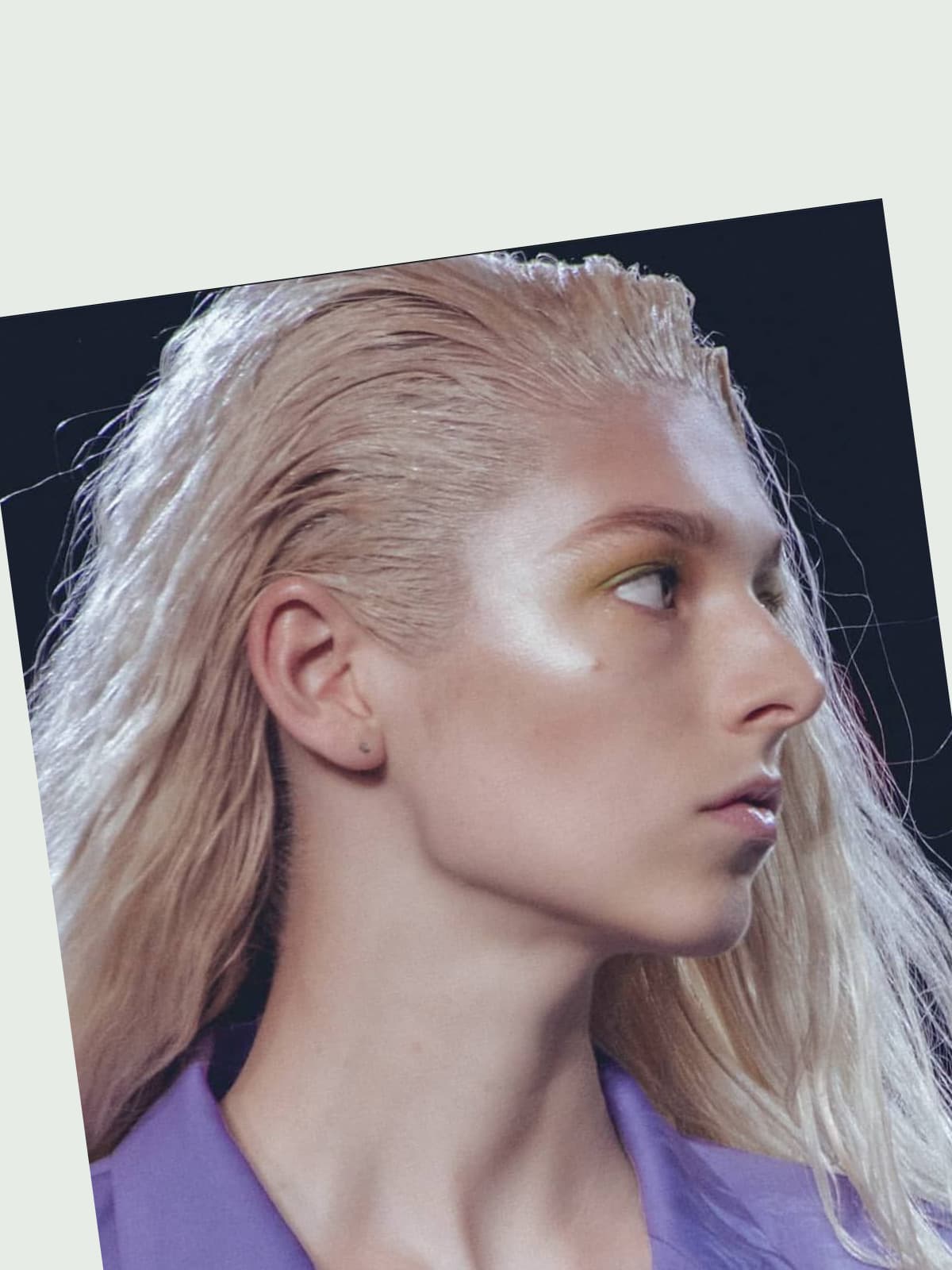 Hunter Schafer side portrait