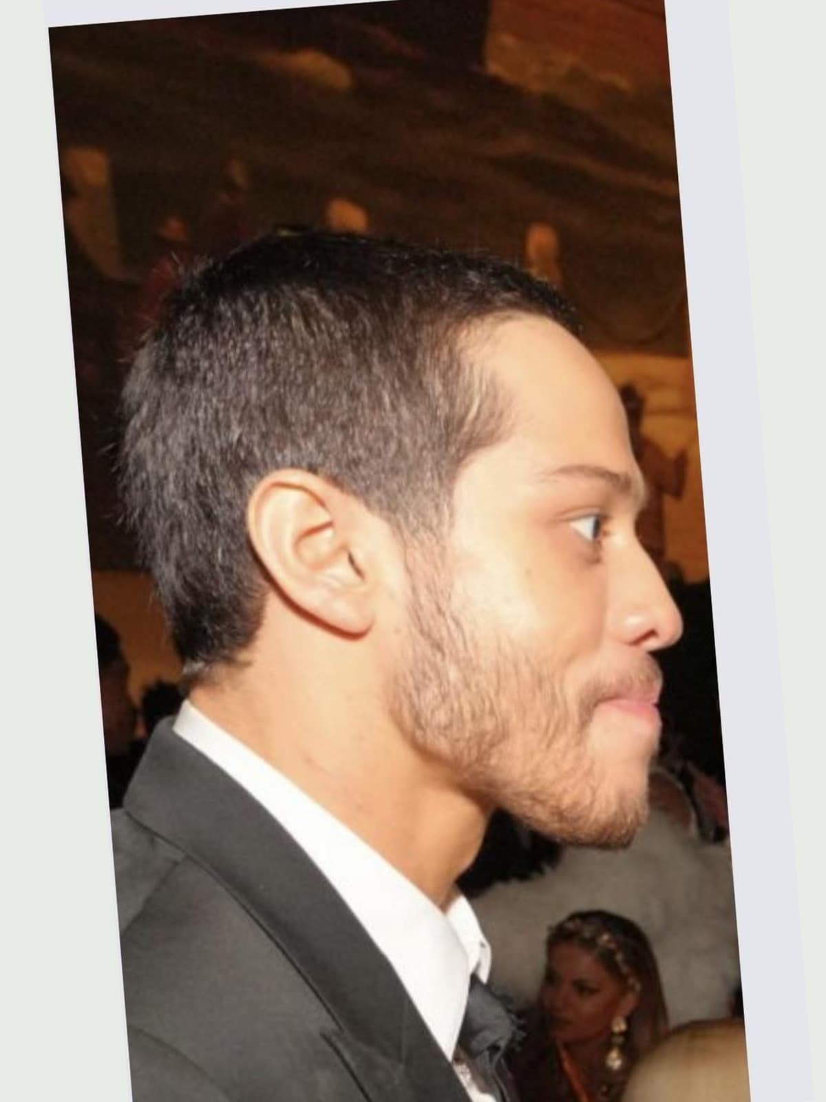 Pete Davidson side portrait