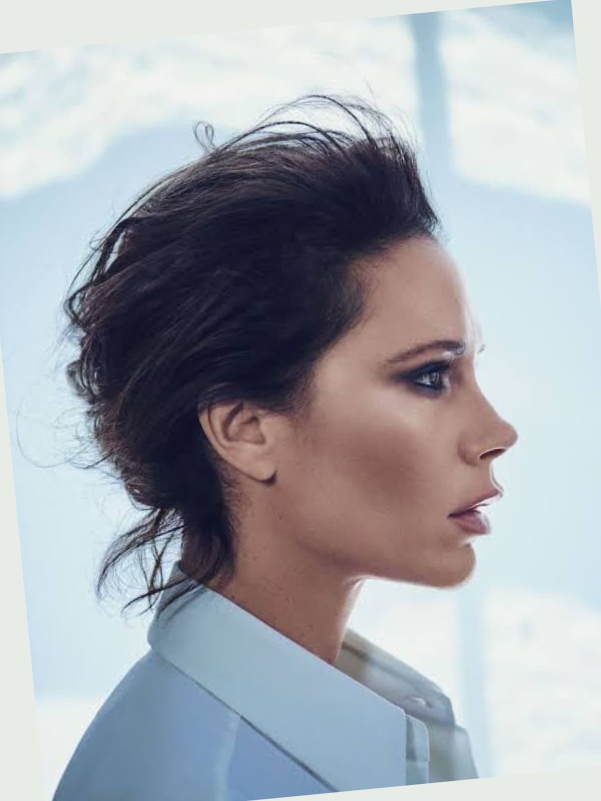 Victoria Beckham side portrait