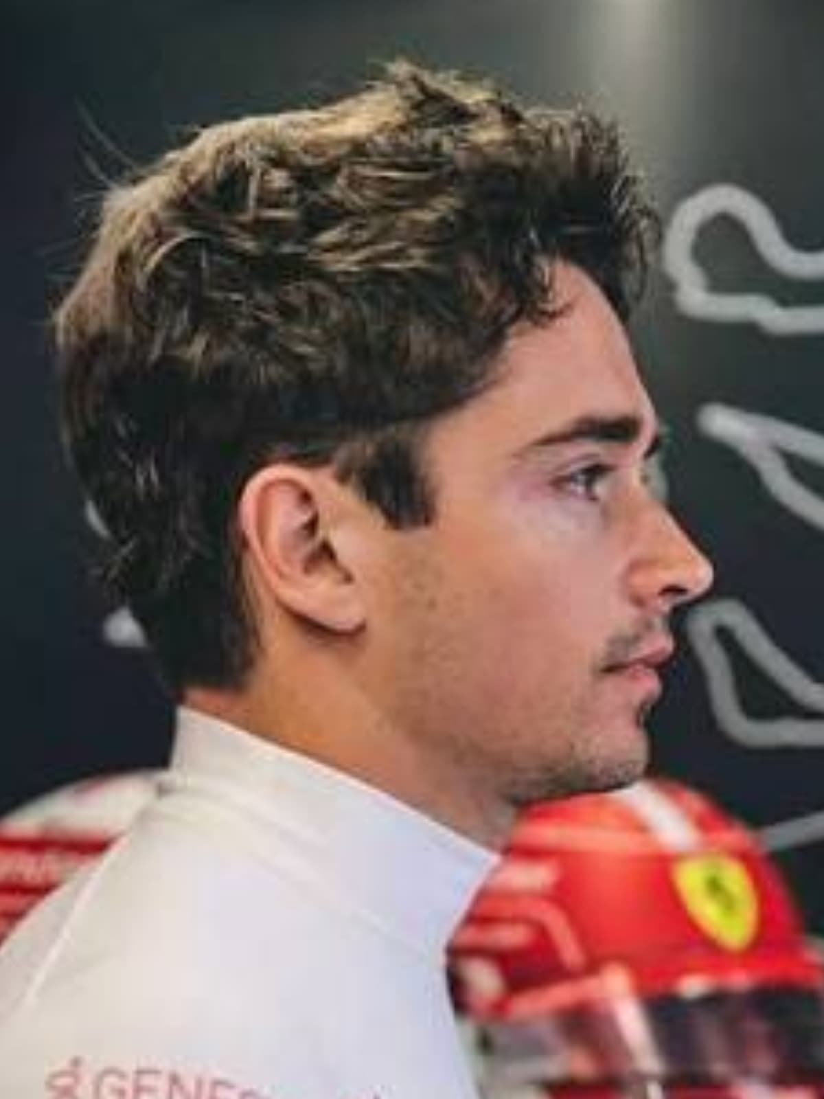 Charles Leclerc side portrait