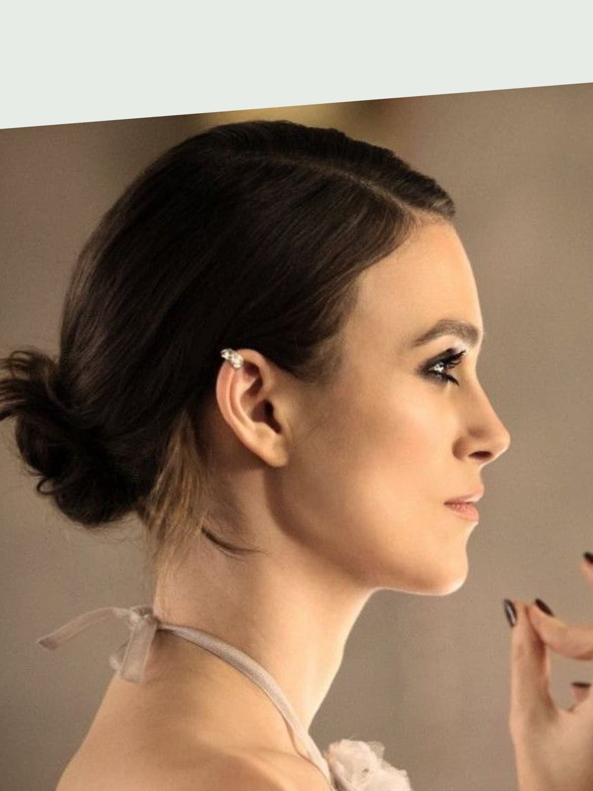 Keira Knightley side portrait