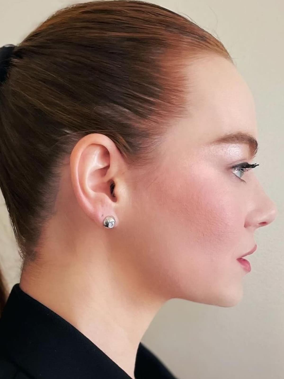Emma Stone side portrait