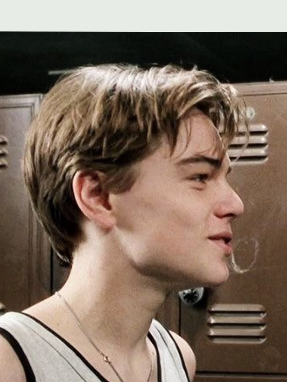 Leonardo DiCaprio side portrait