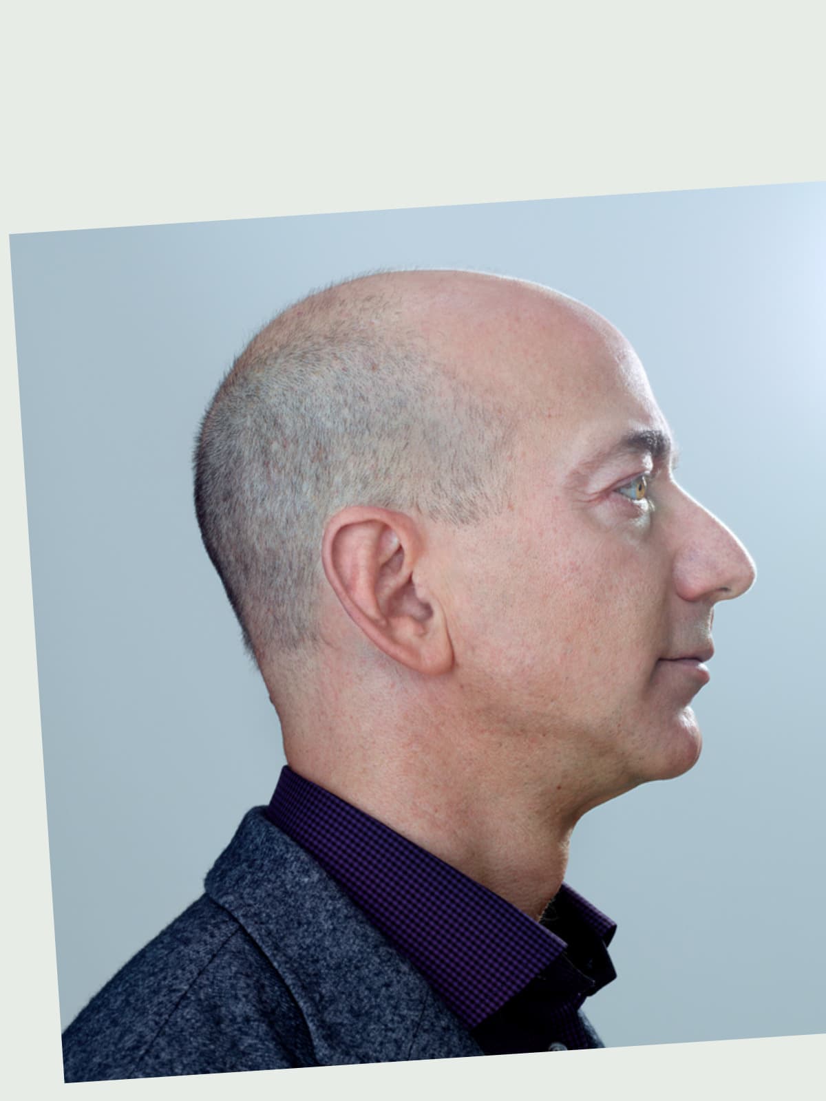 Jeff Bezos side portrait