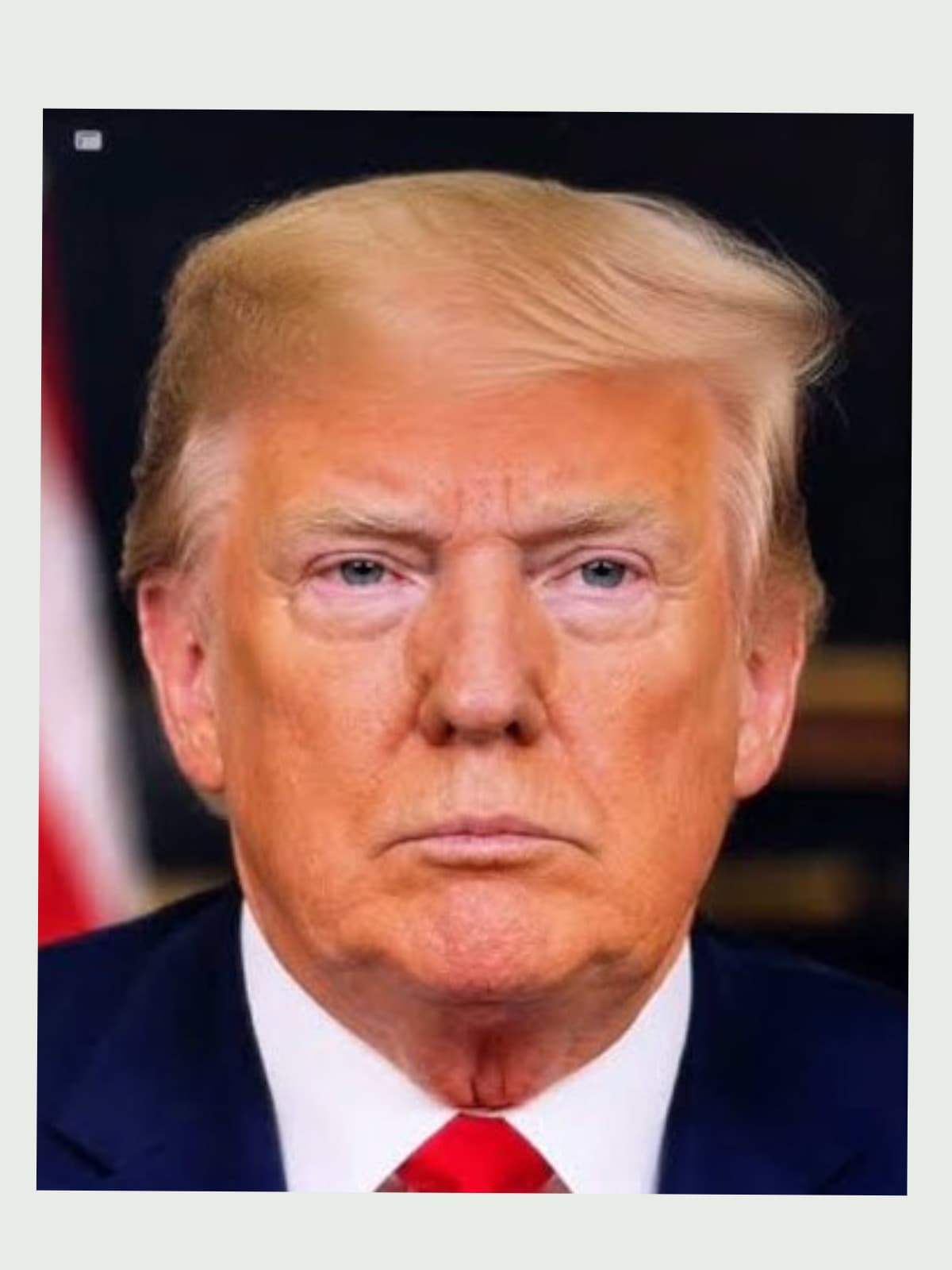 Donald Trump front portrait