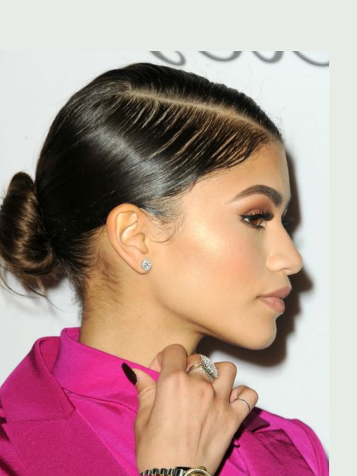 Zendaya side portrait
