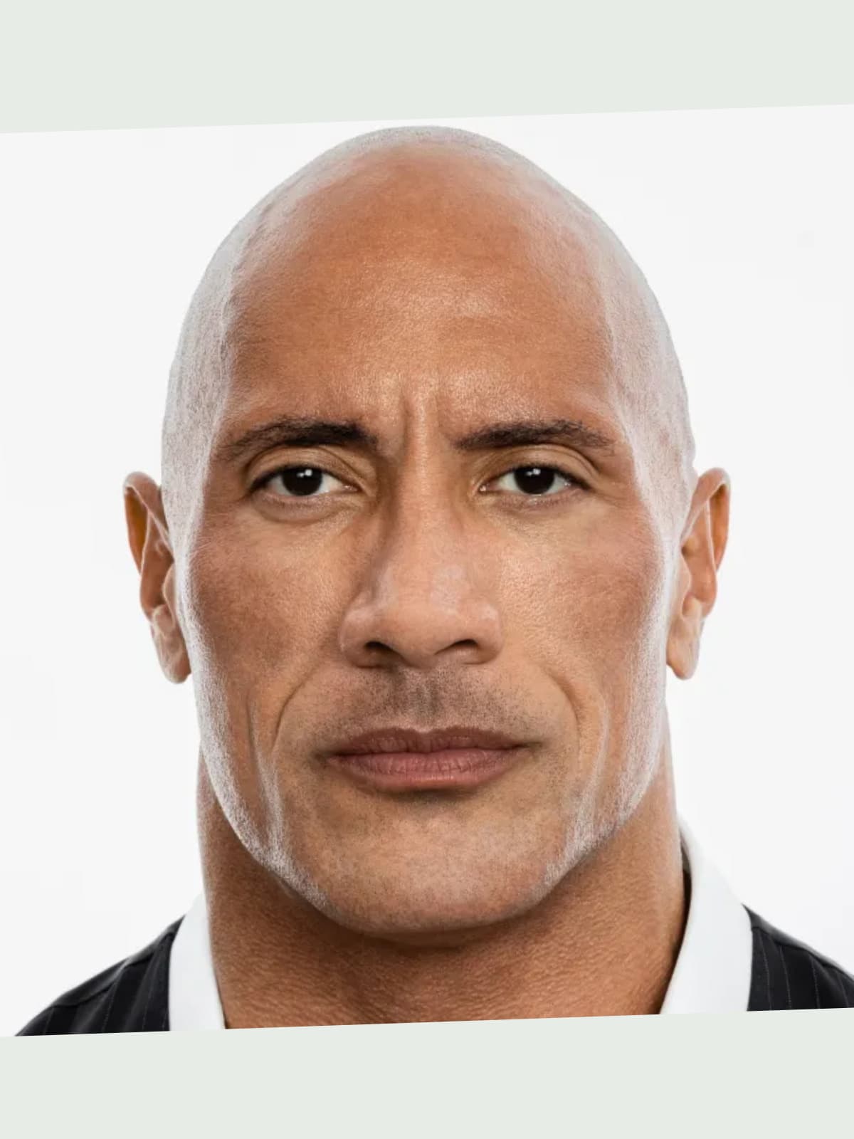 Dwayne (The Rock) Johnson front portrait