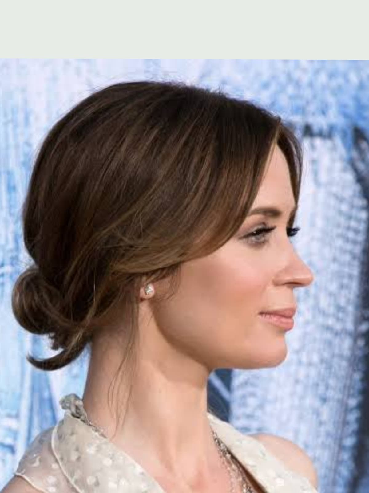 Emily Blunt side portrait