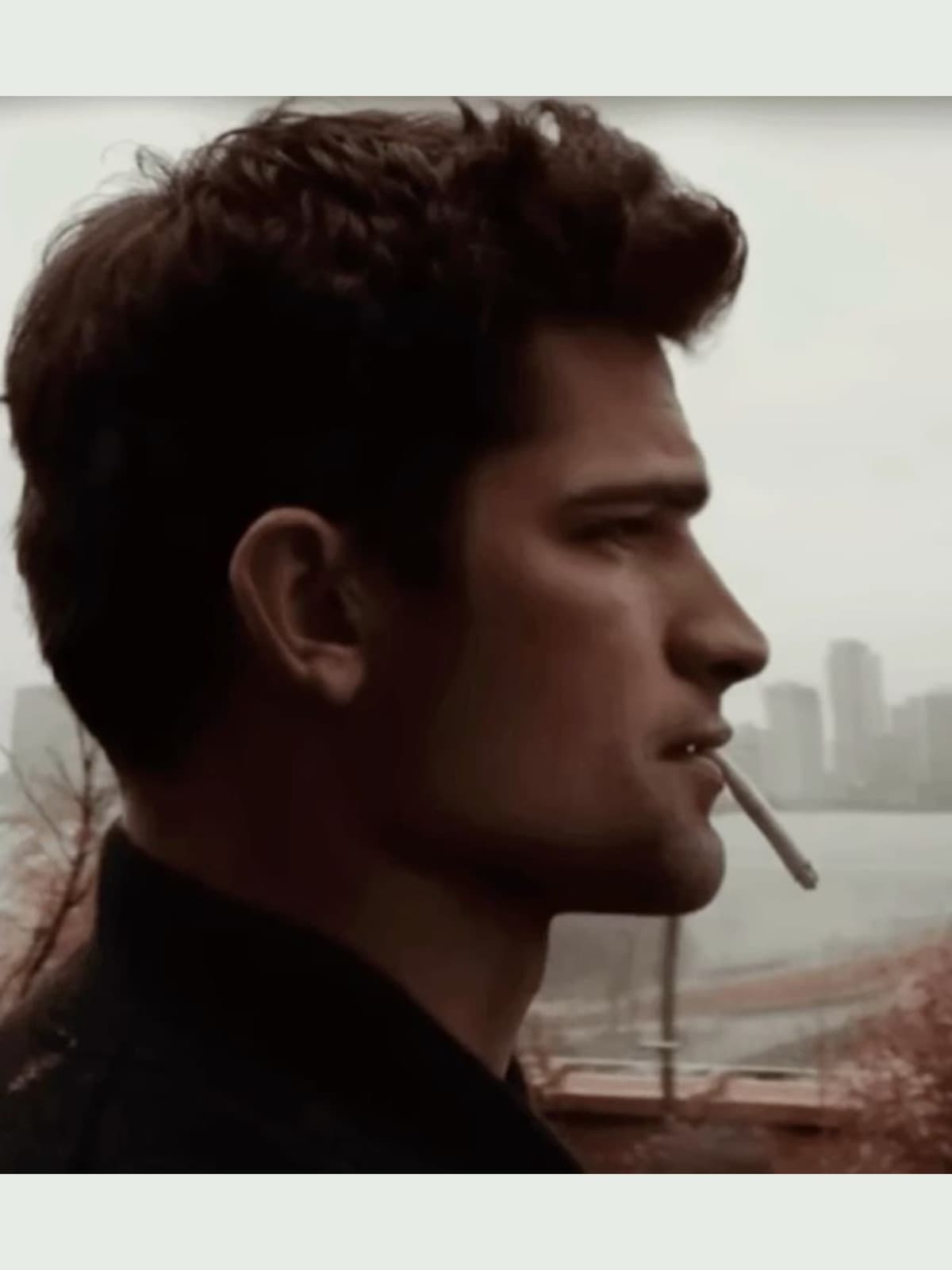 Sean O'Pry side portrait
