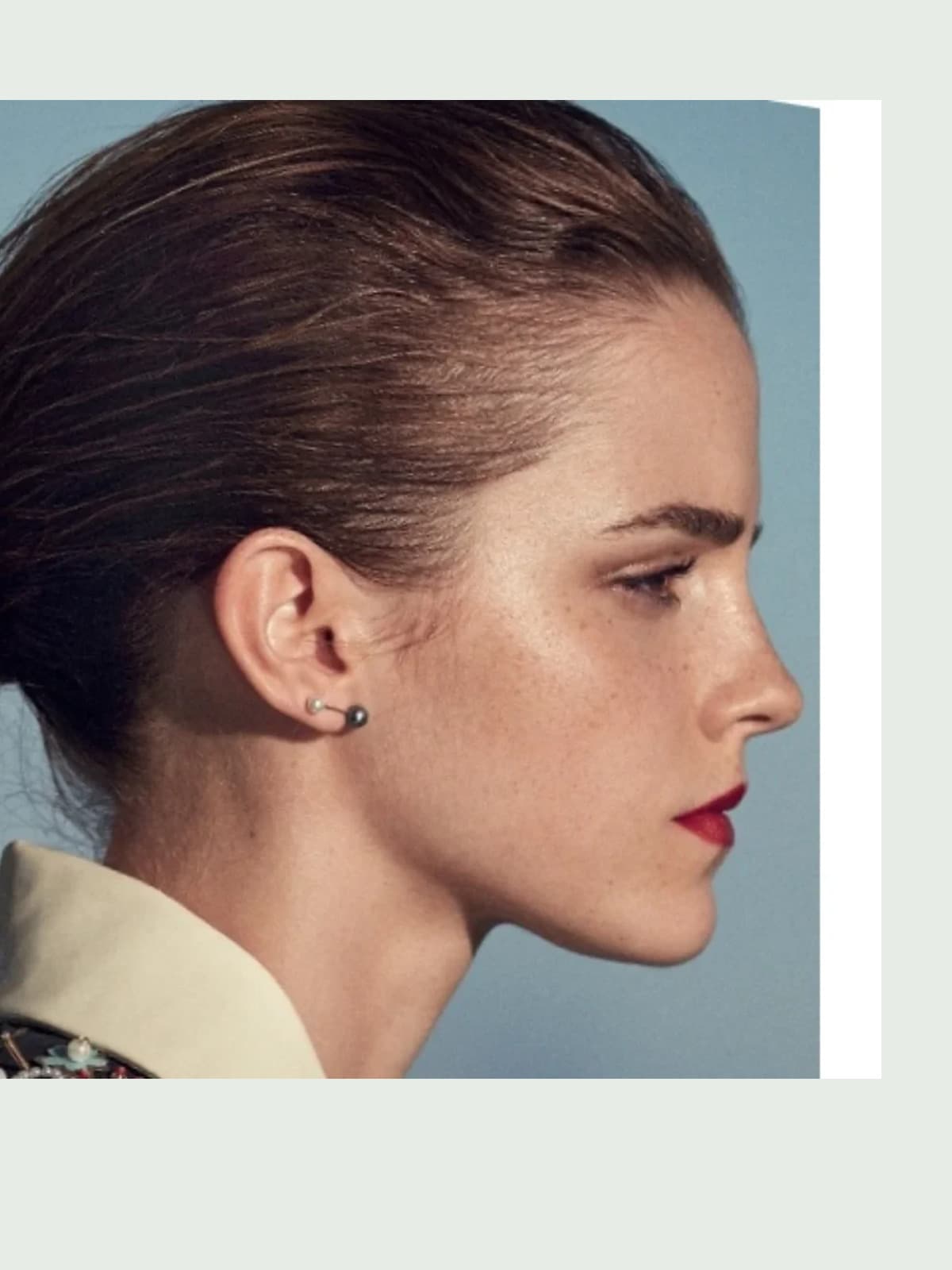 Emma Watson side portrait