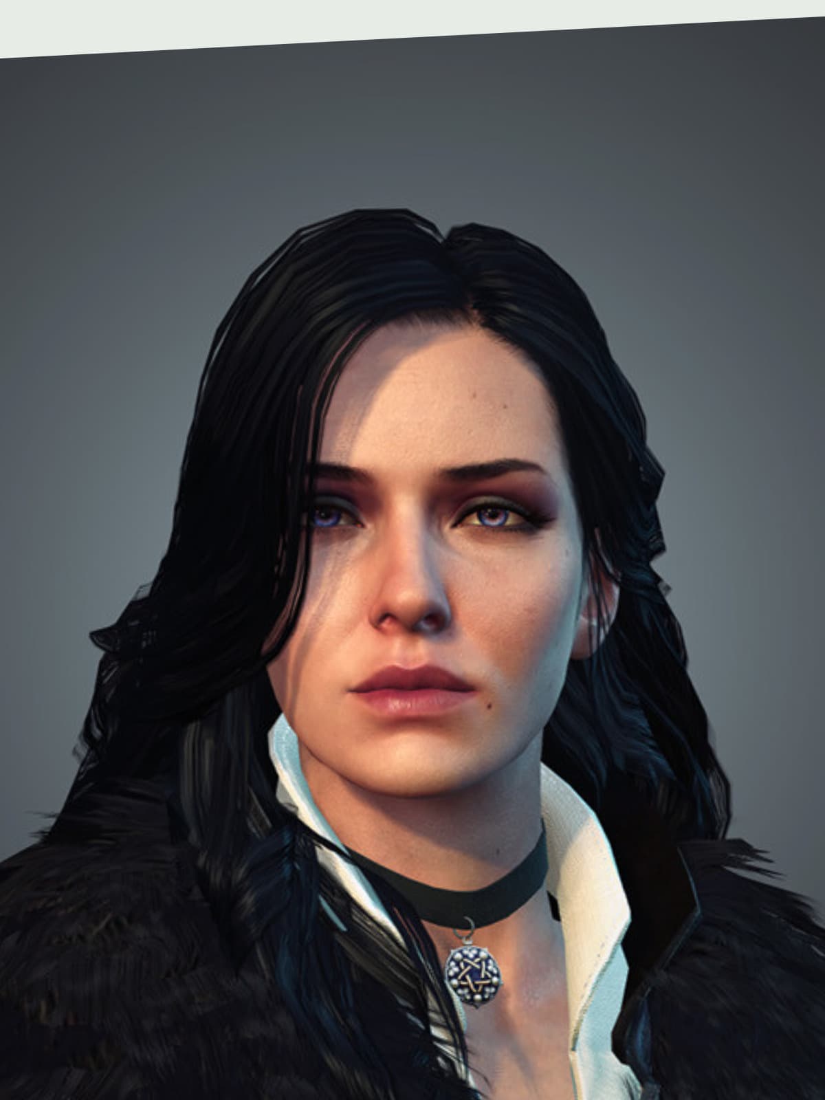 Yennefer of Vengerberg (The Witcher) front portrait