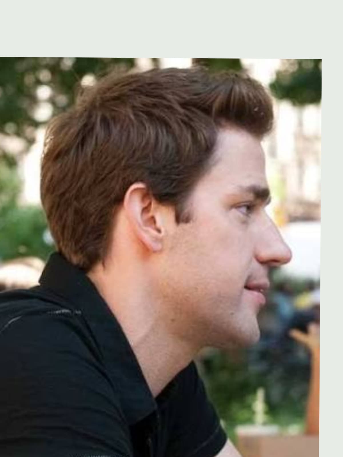 John Krasinski side portrait