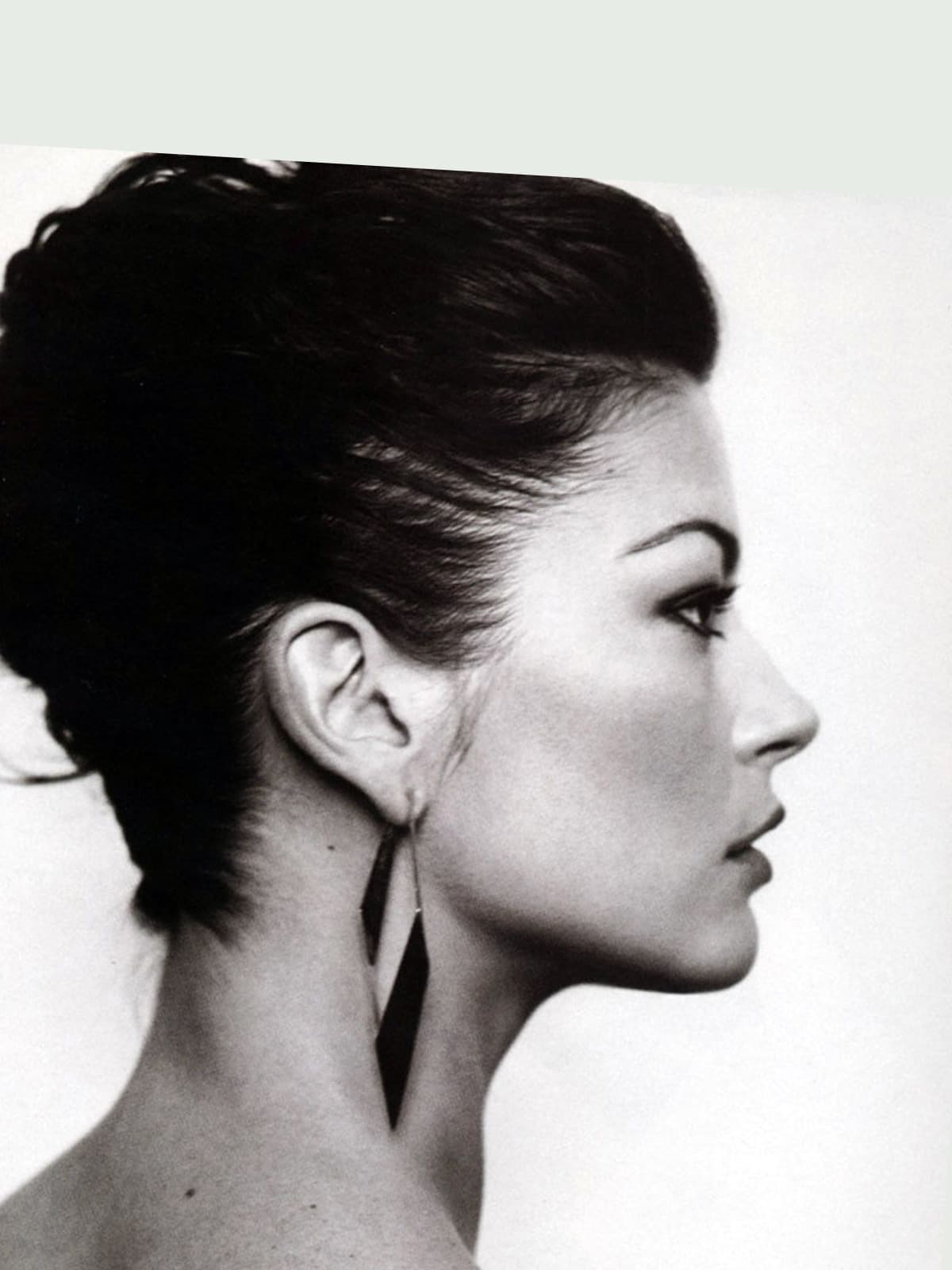 Catherine Zeta Jones side portrait