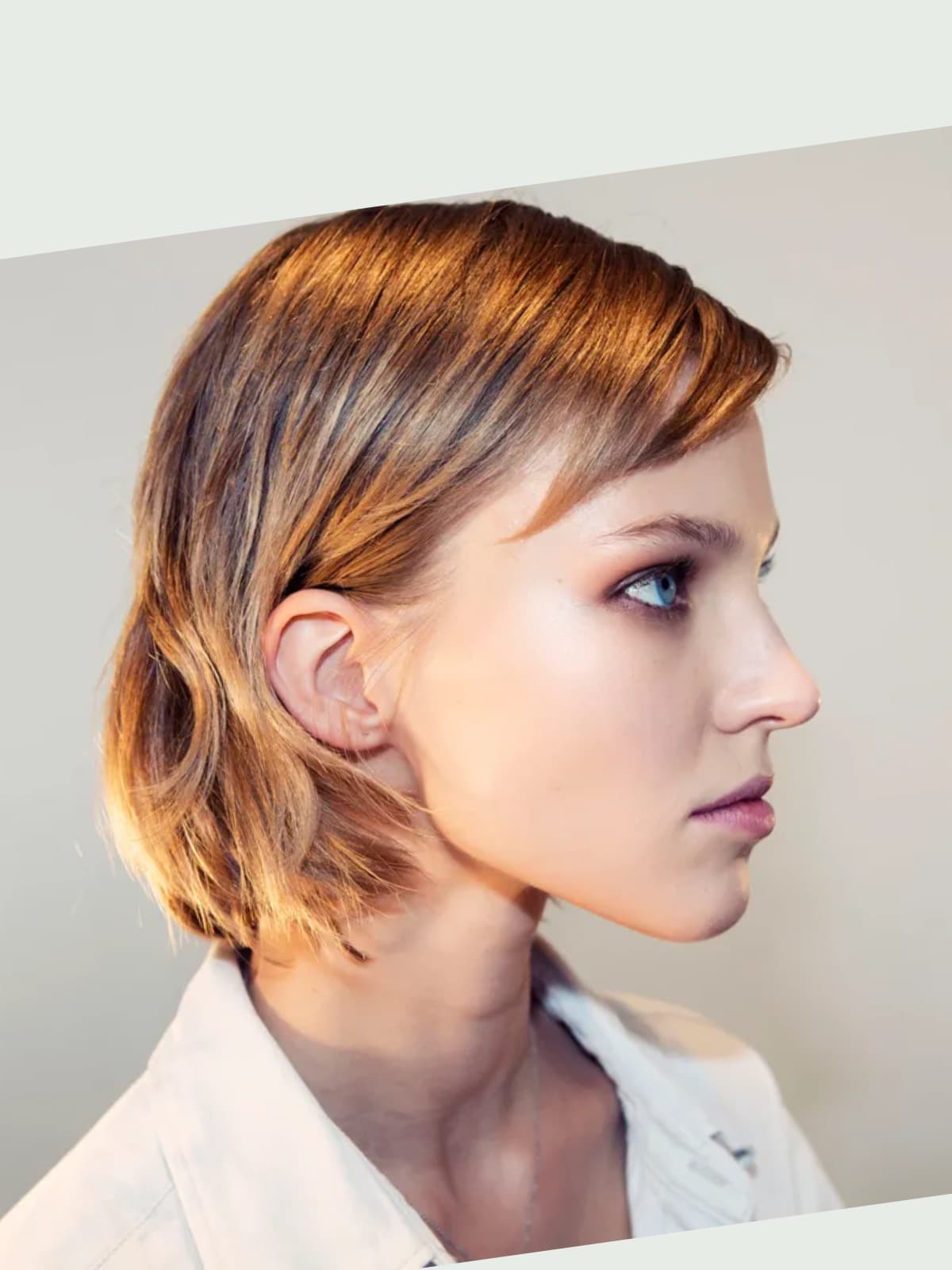 Sasha Luss side portrait