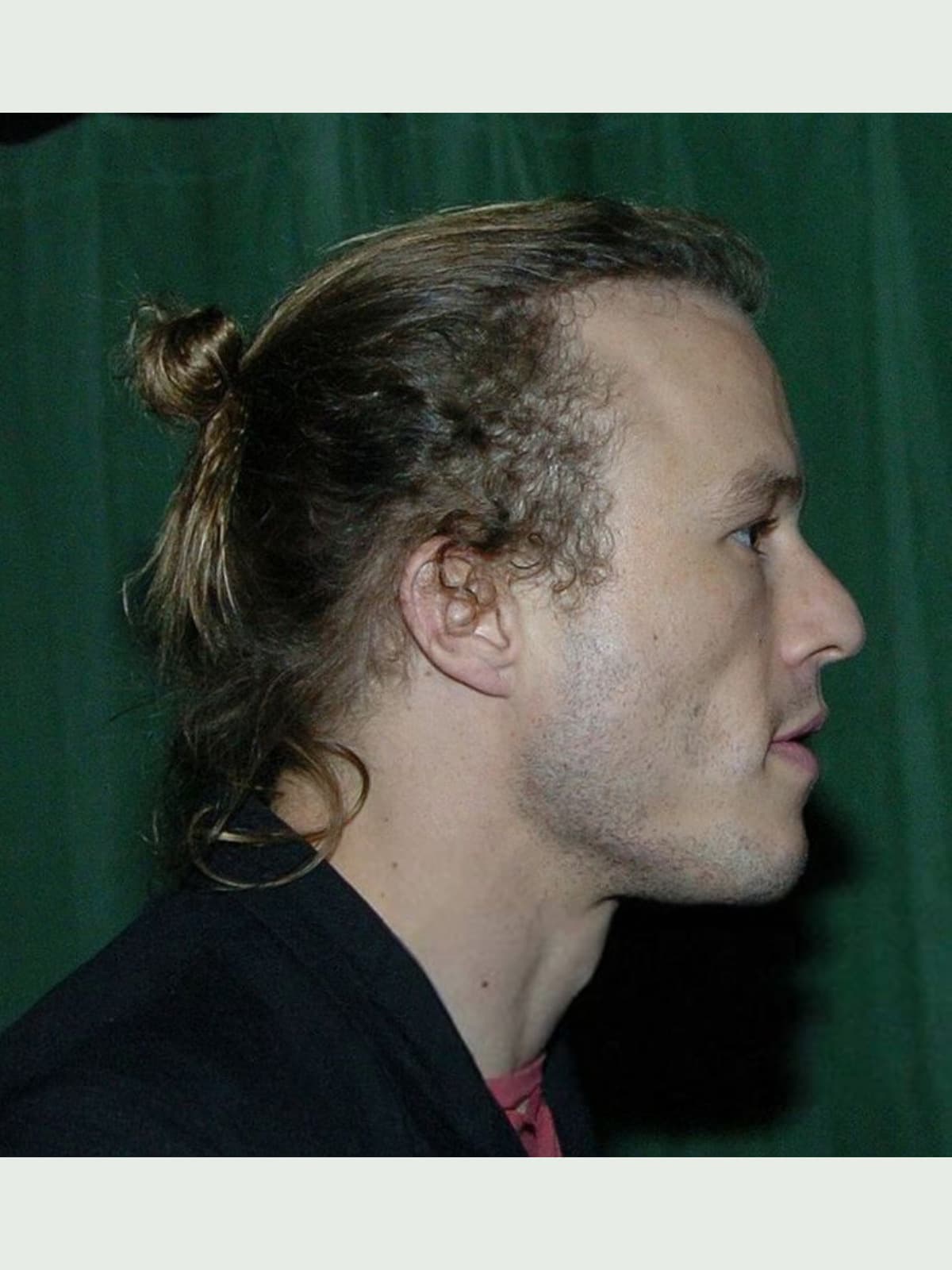 Heath Ledger side portrait