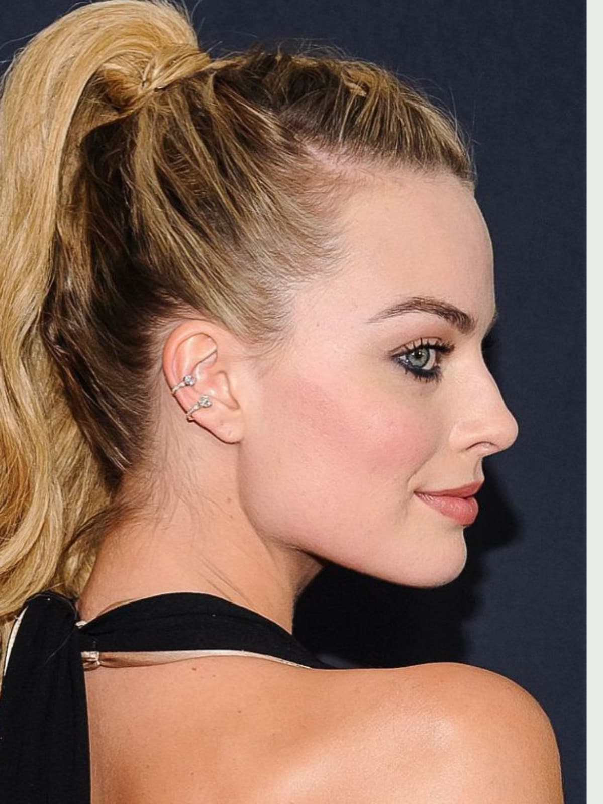 Margot Robbie side portrait
