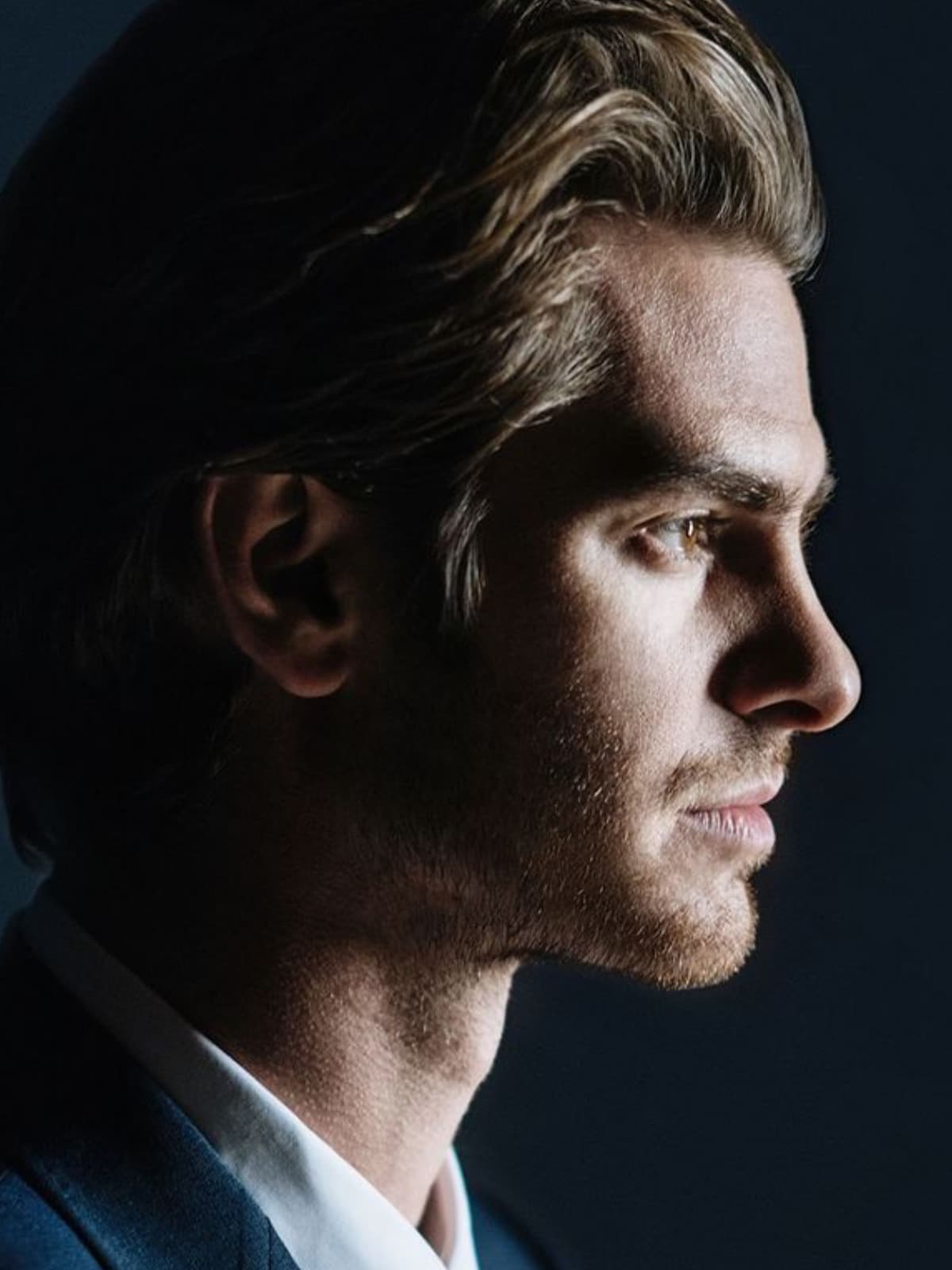Andrew Garfield side portrait