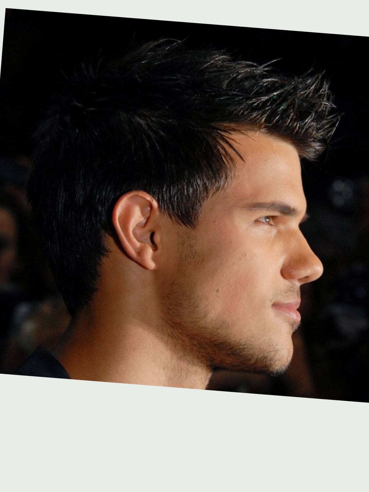 Taylor Lautner side portrait