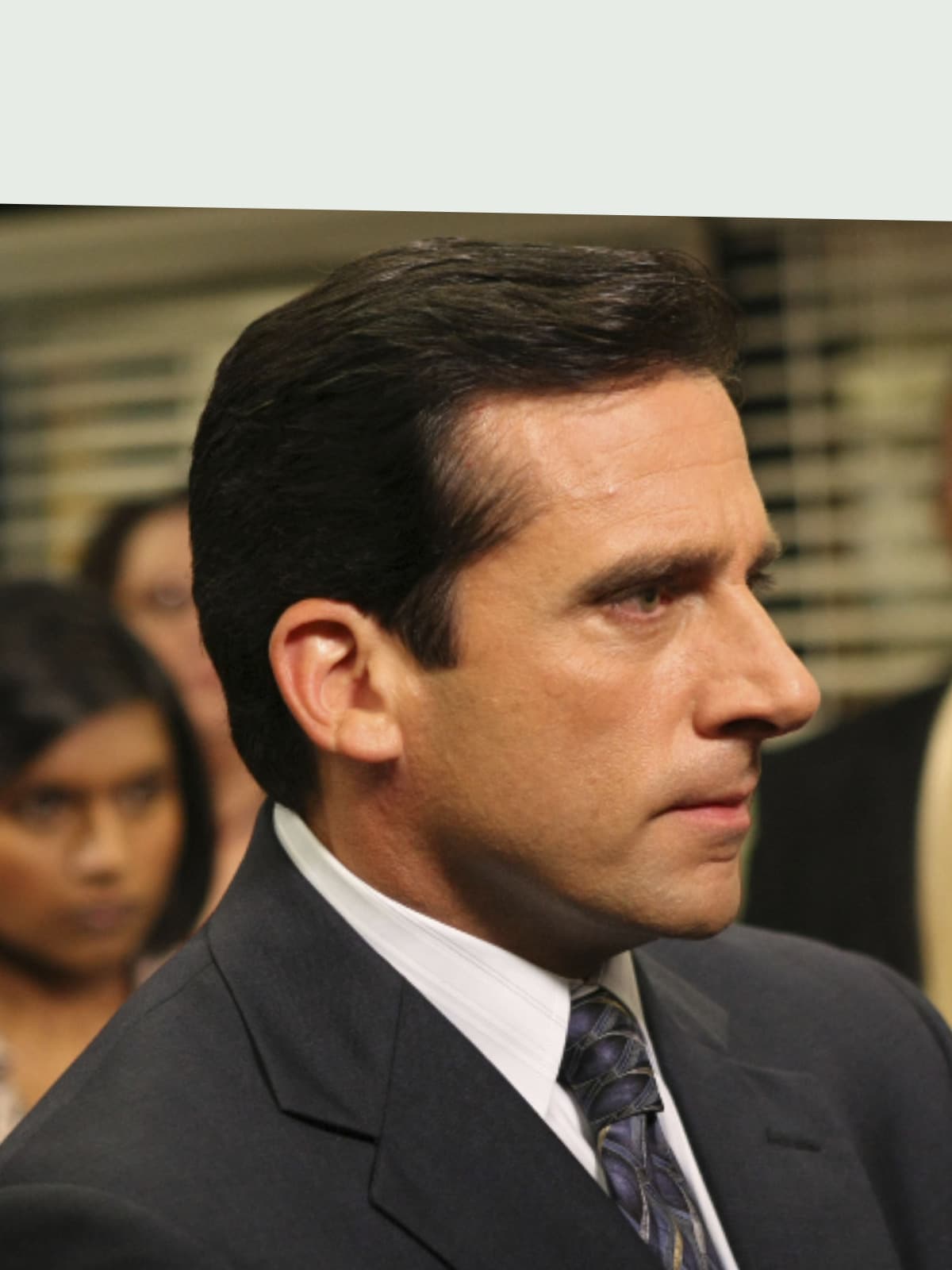 Steve Carell side portrait