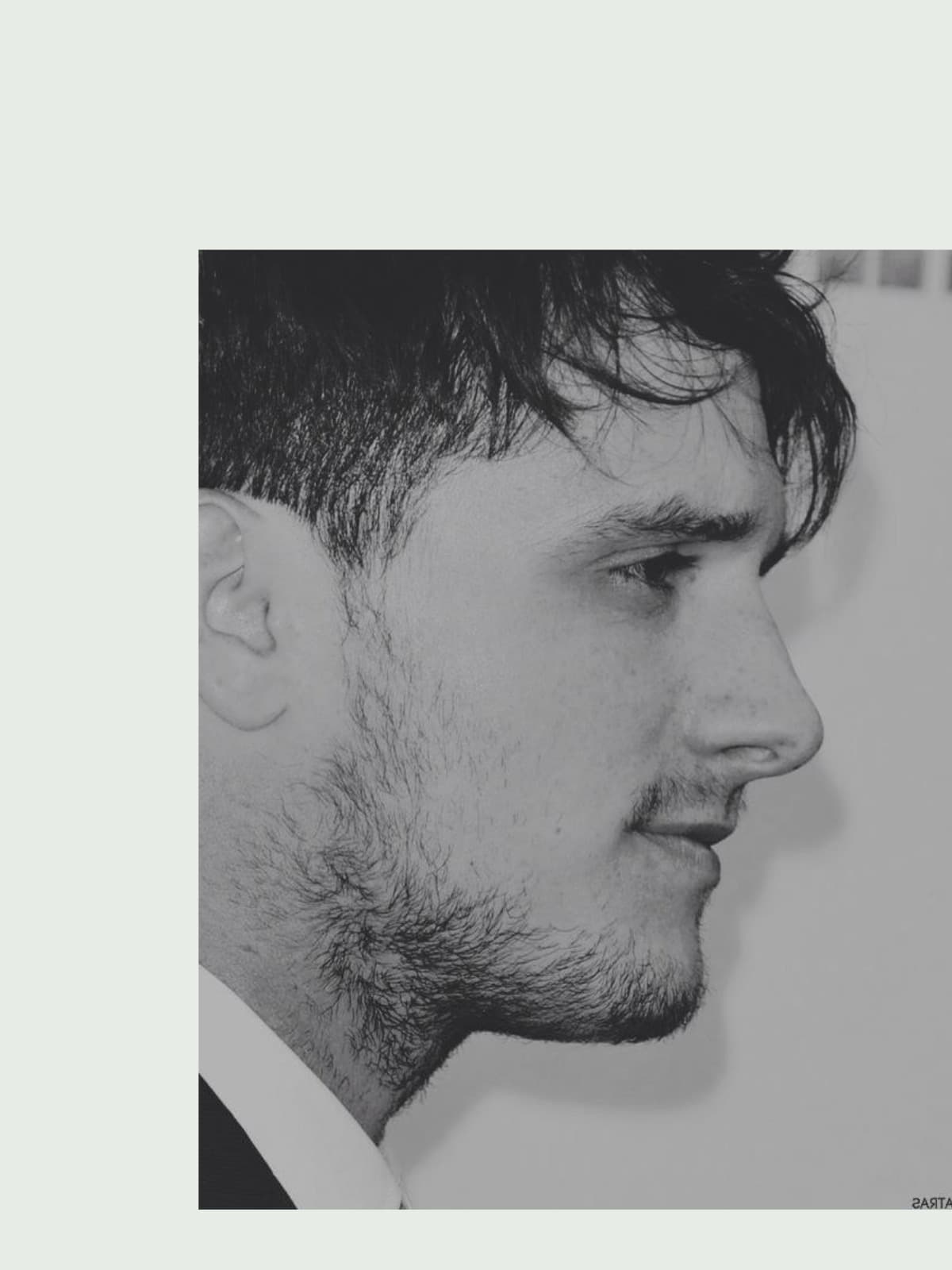 Josh Hutcherson side portrait