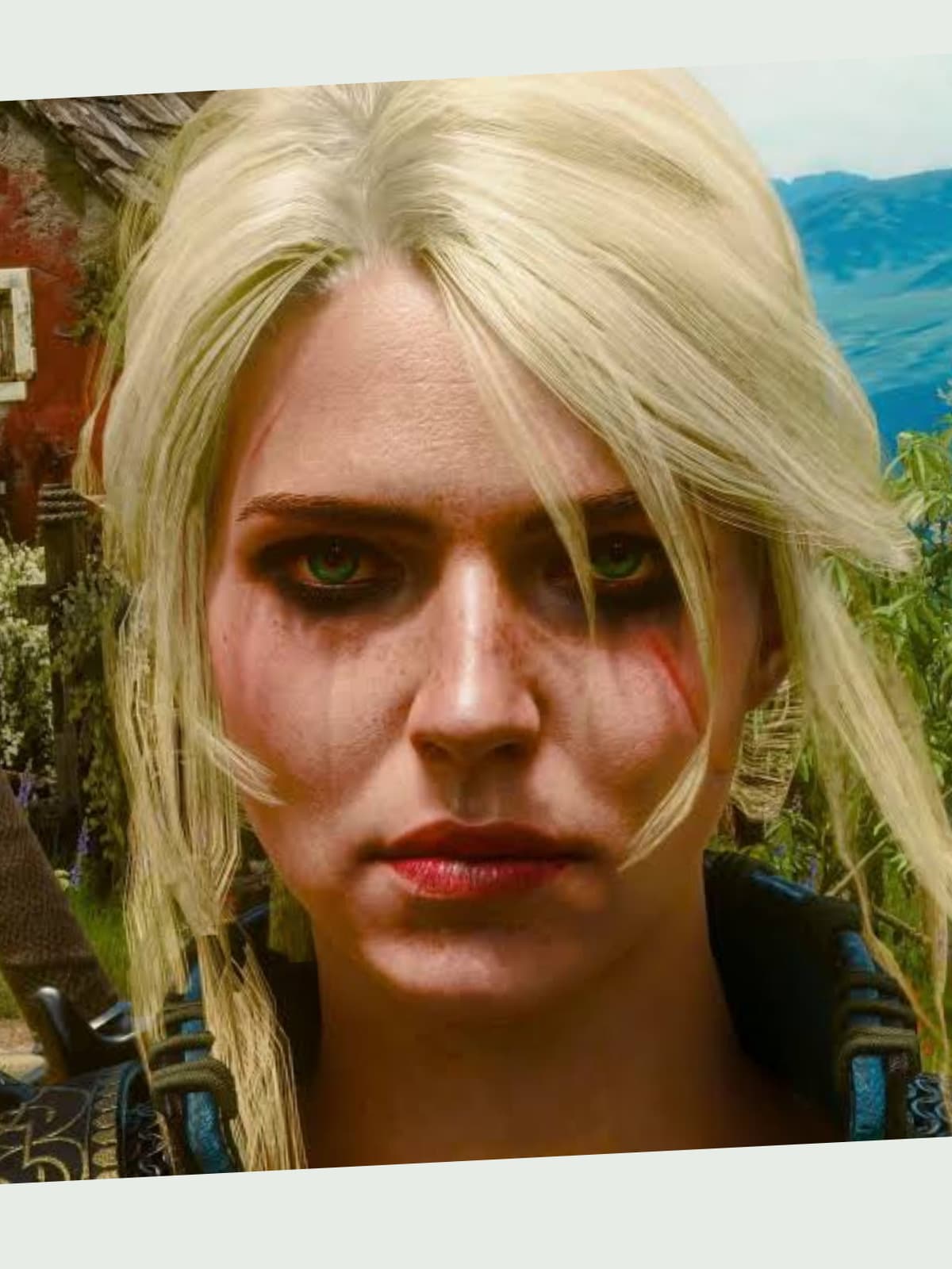 Ciri (Cirilla Fiona Elen Riannon, The Witcher) front portrait