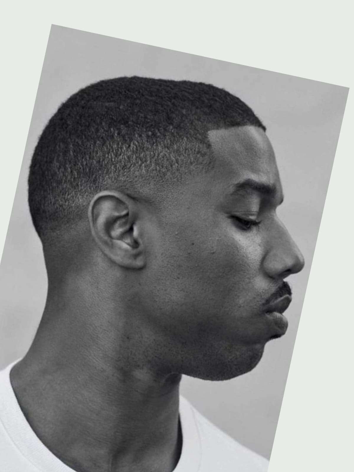 Michael B. Jordan side portrait