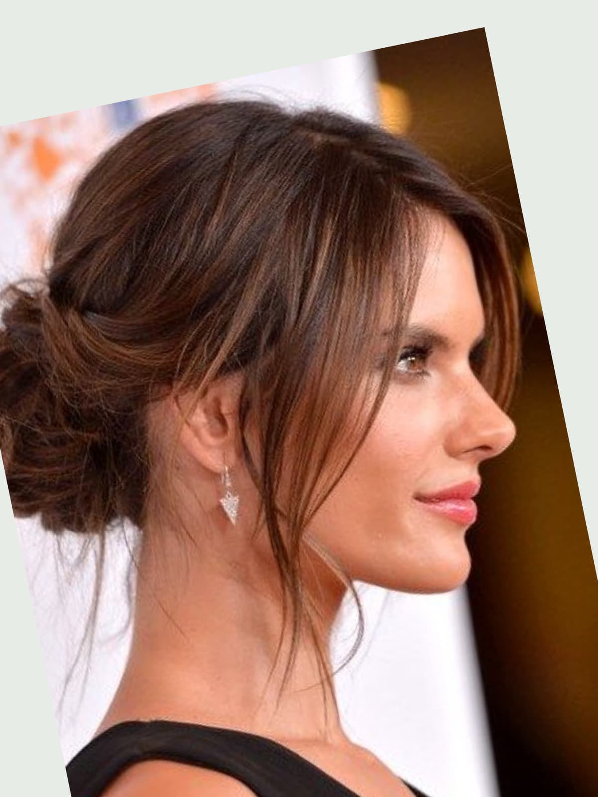 Alessandra Ambrosio side portrait