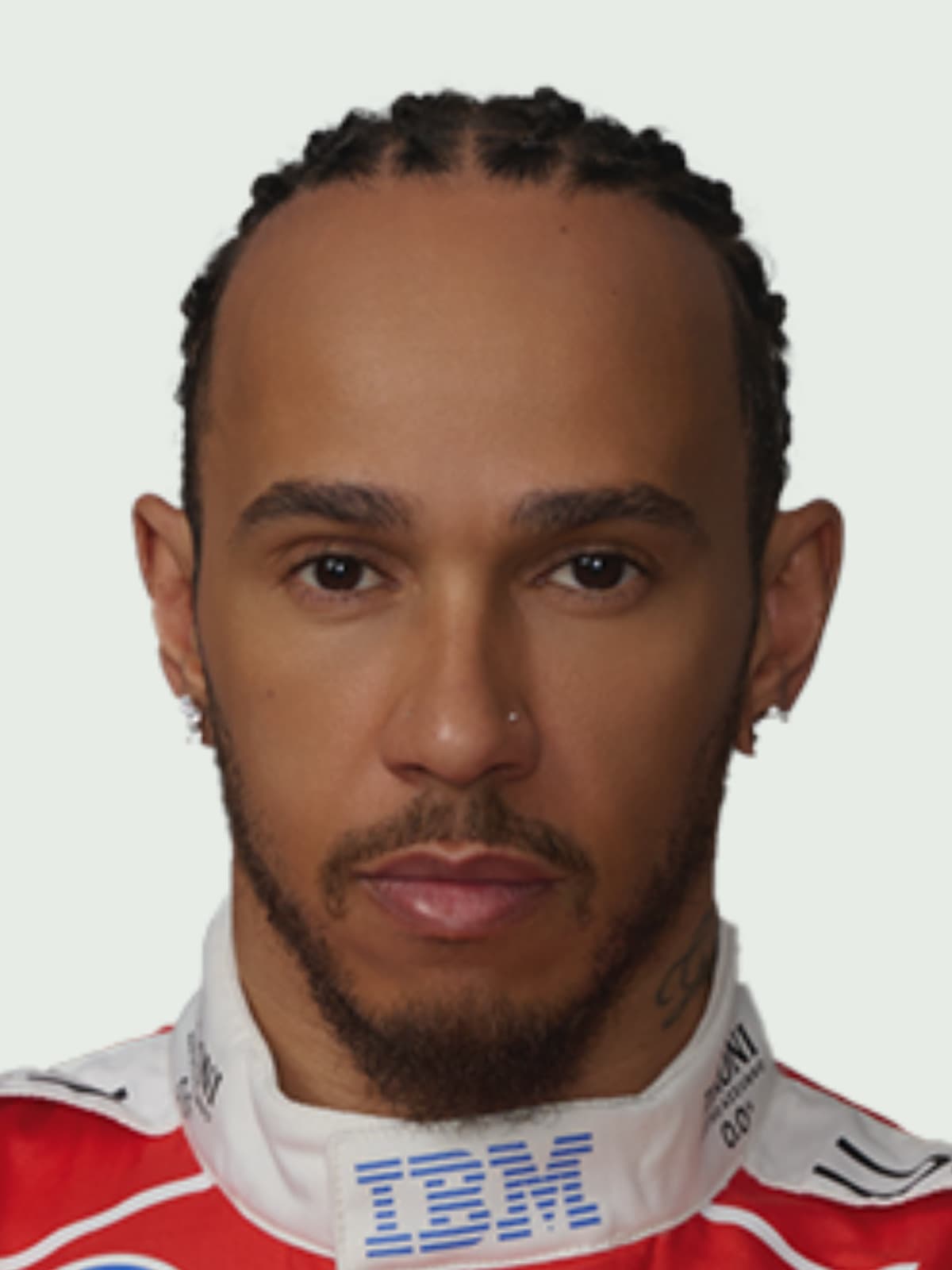Lewis Hamilton front portrait