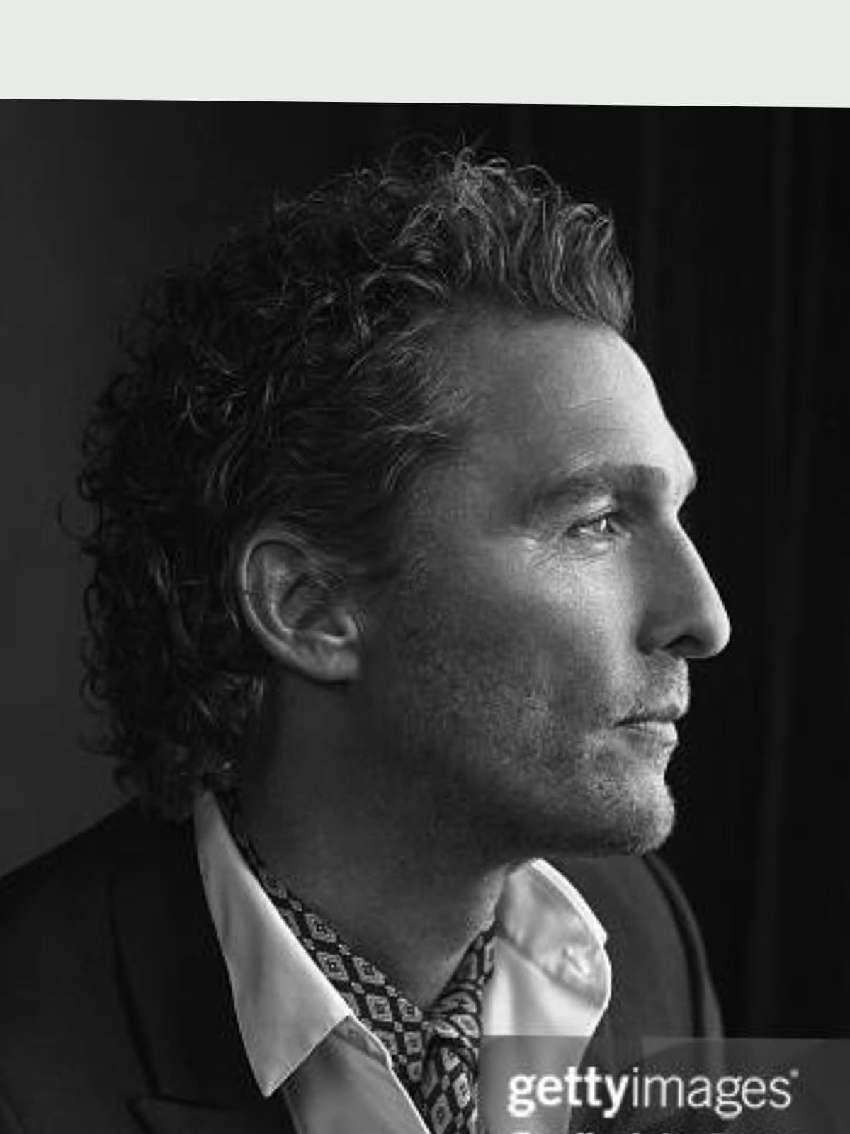 Matthew McConaughey side portrait