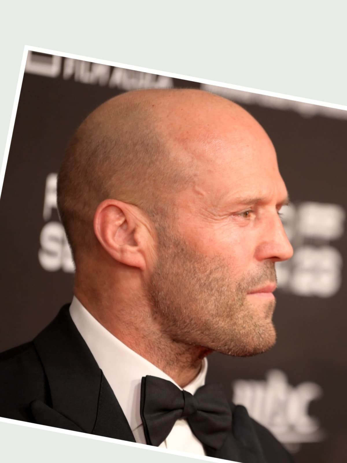 Jason Statham side portrait