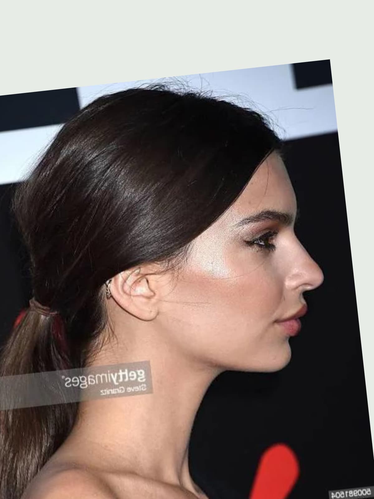 Emily Ratajkowski side portrait