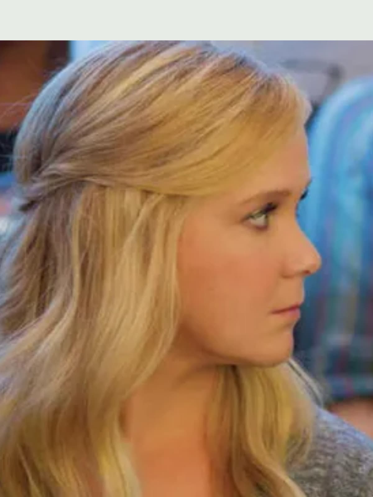 Amy Schumer side portrait