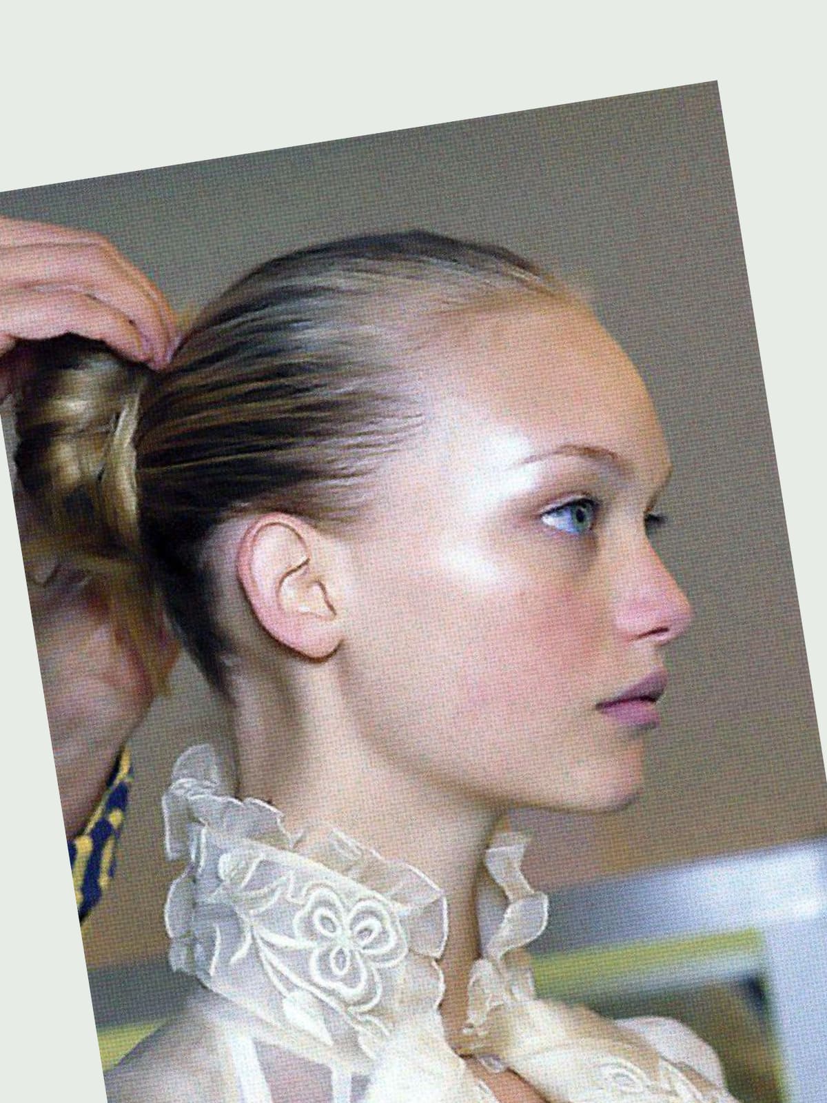 Gemma Ward side portrait