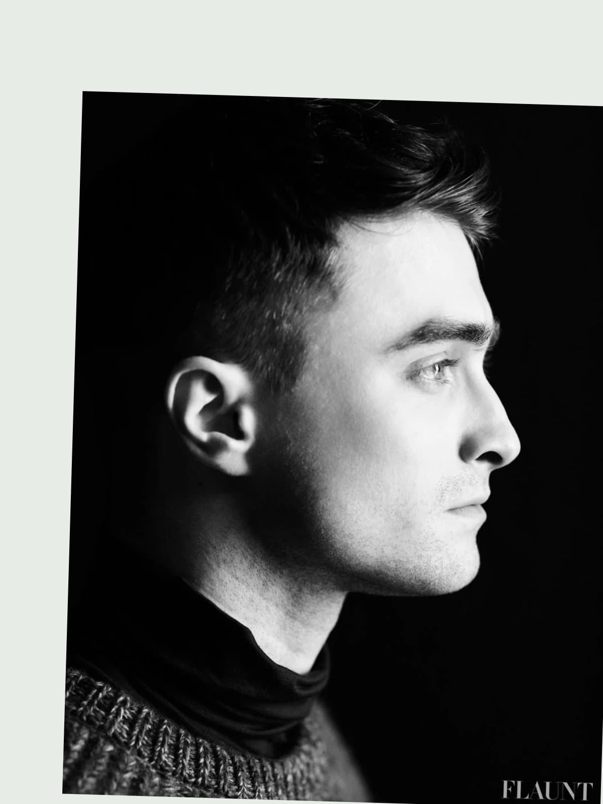 Daniel Radcliffe side portrait