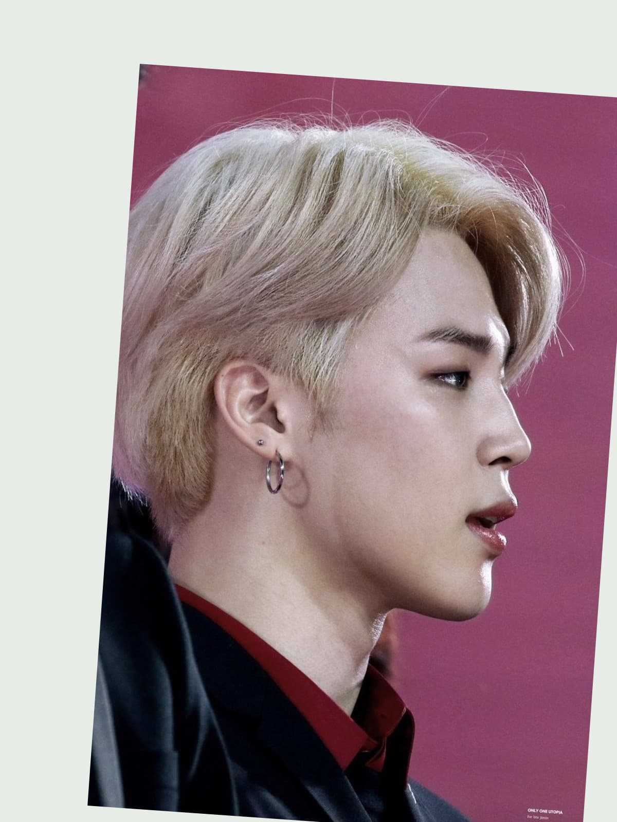 Jimin (BTS) side portrait