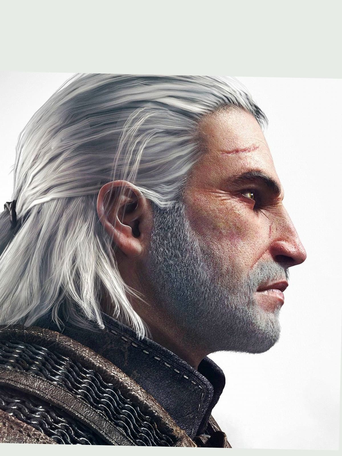 Geralt of Rivia (The Witcher) side portrait