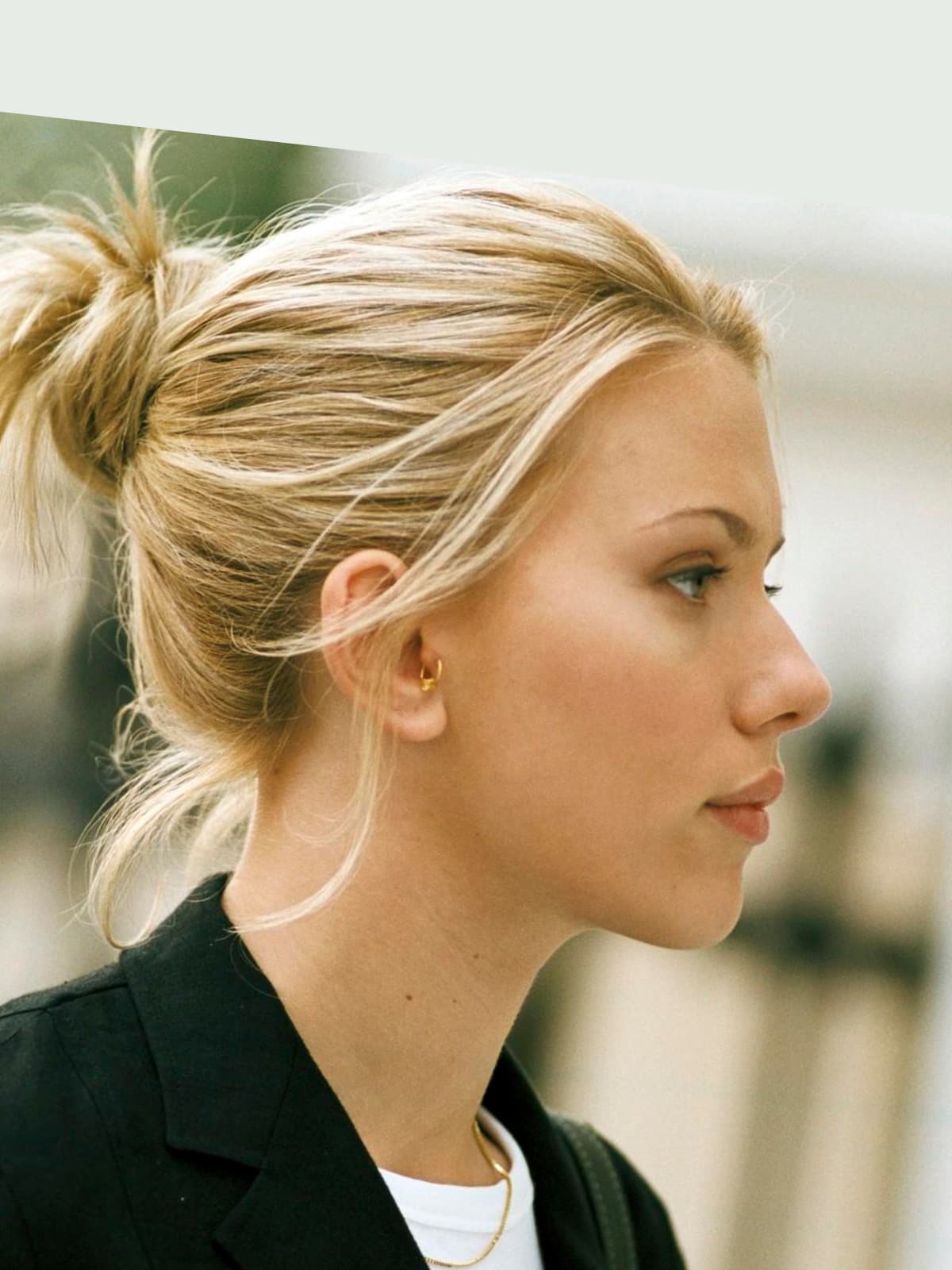 Scarlett Johansson side portrait