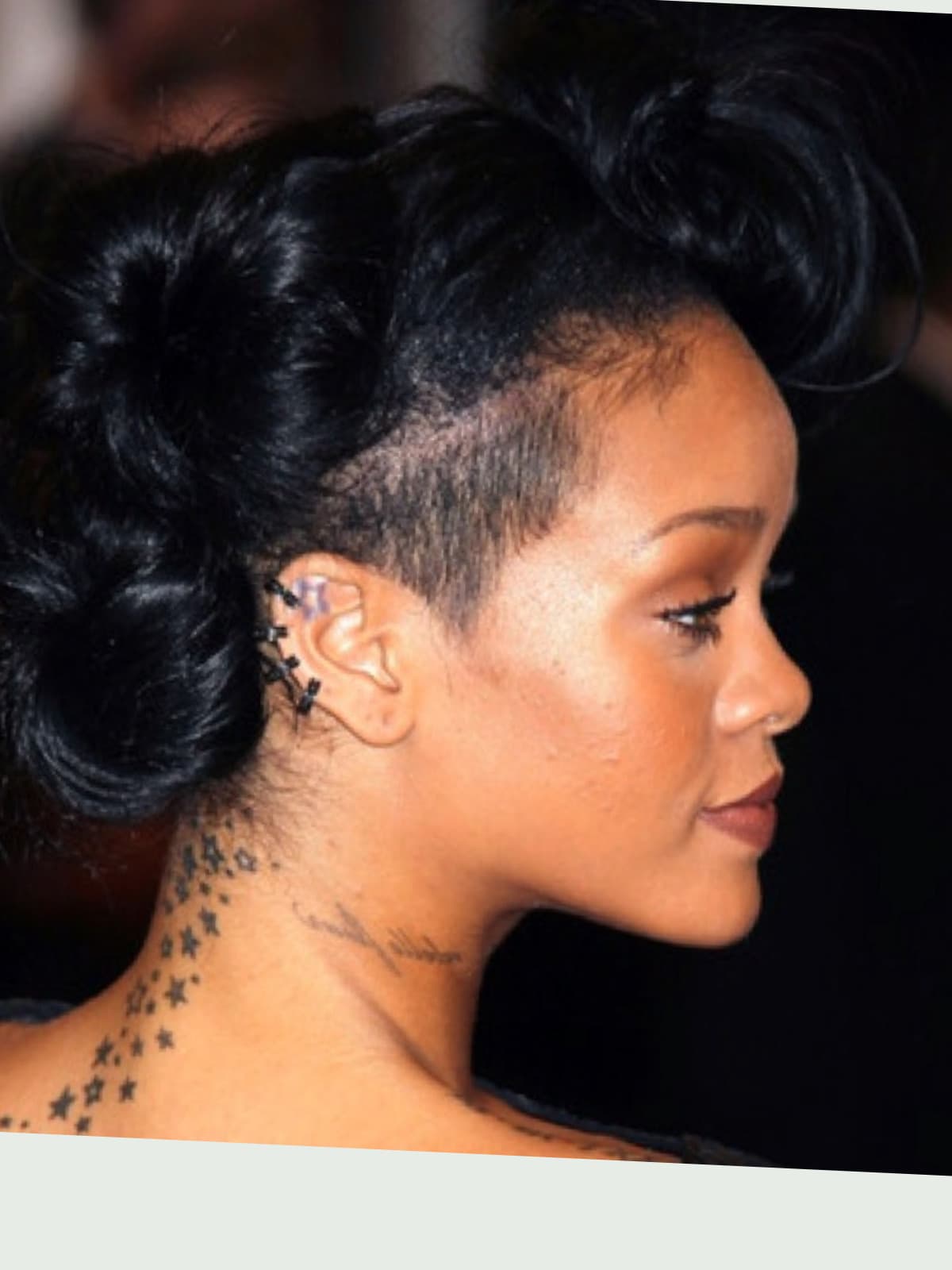 Rihanna side portrait