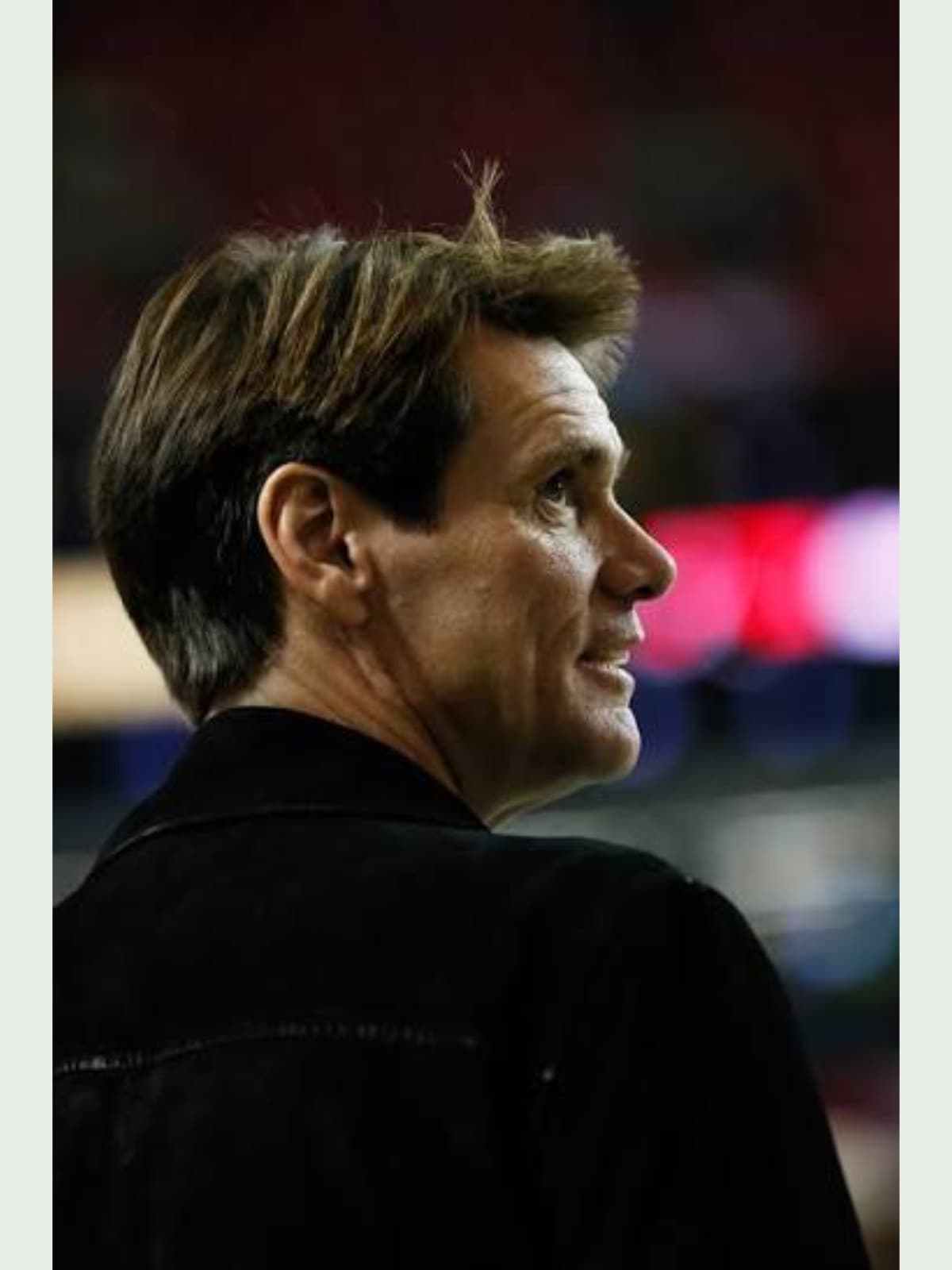Jim Carrey side portrait