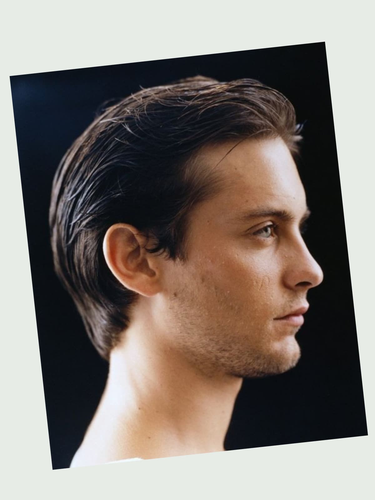 Tobey Maguire side portrait