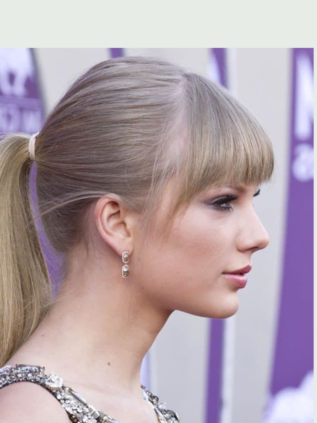 Taylor Swift side portrait