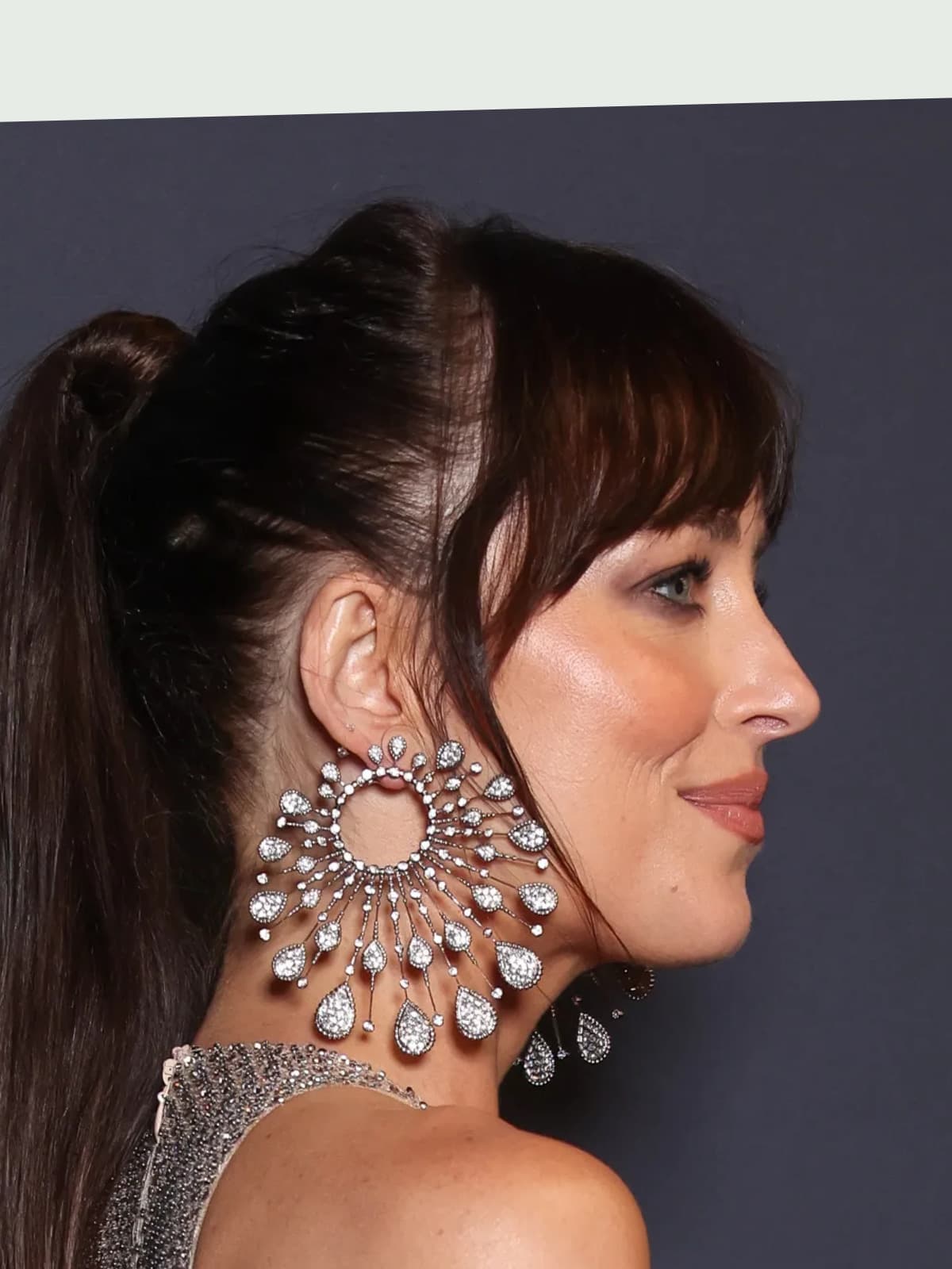 Dakota Johnson side portrait