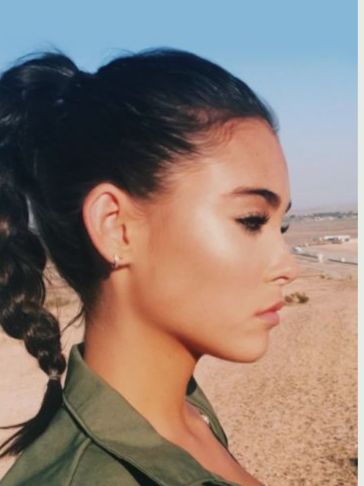 Madison Beer side portrait
