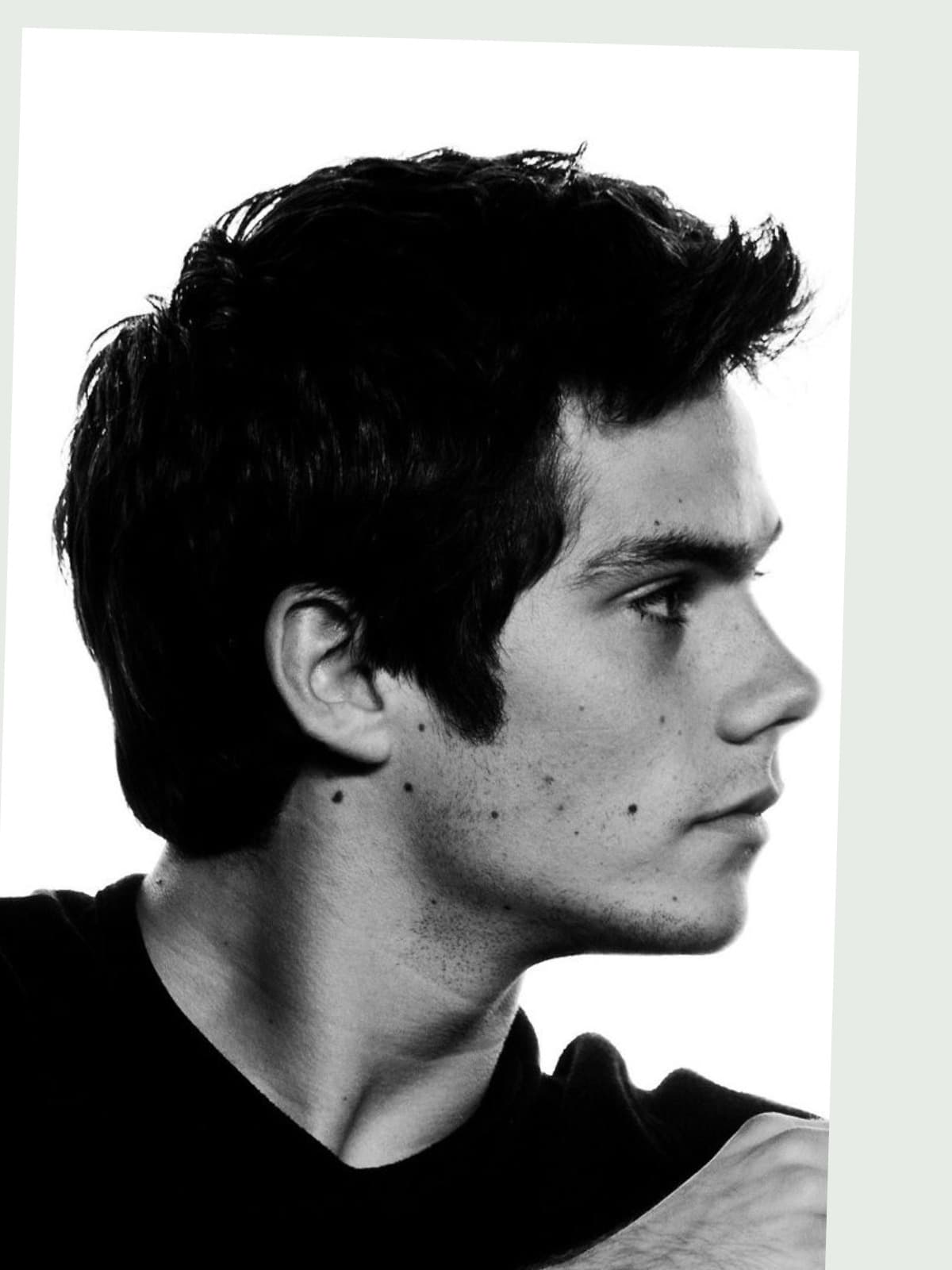 Dylan O'Brien side portrait