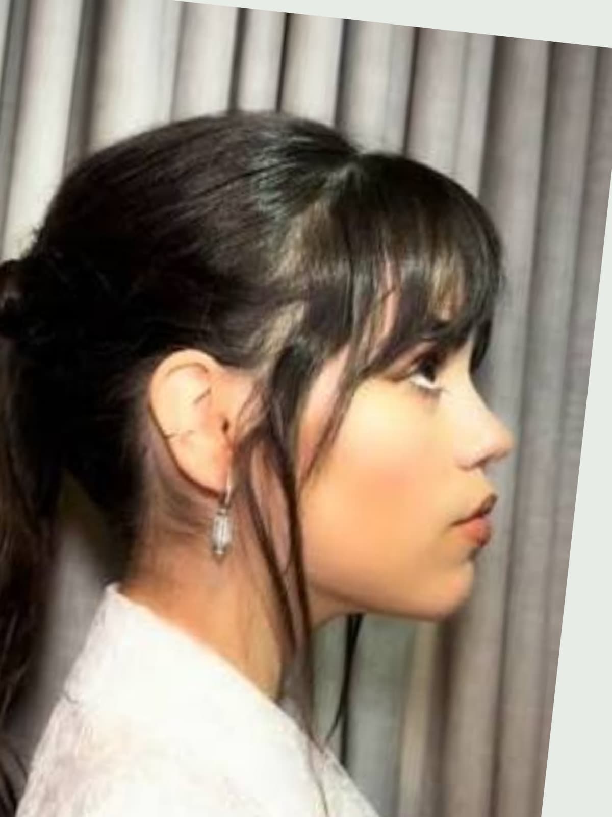 Jenna Ortega side portrait