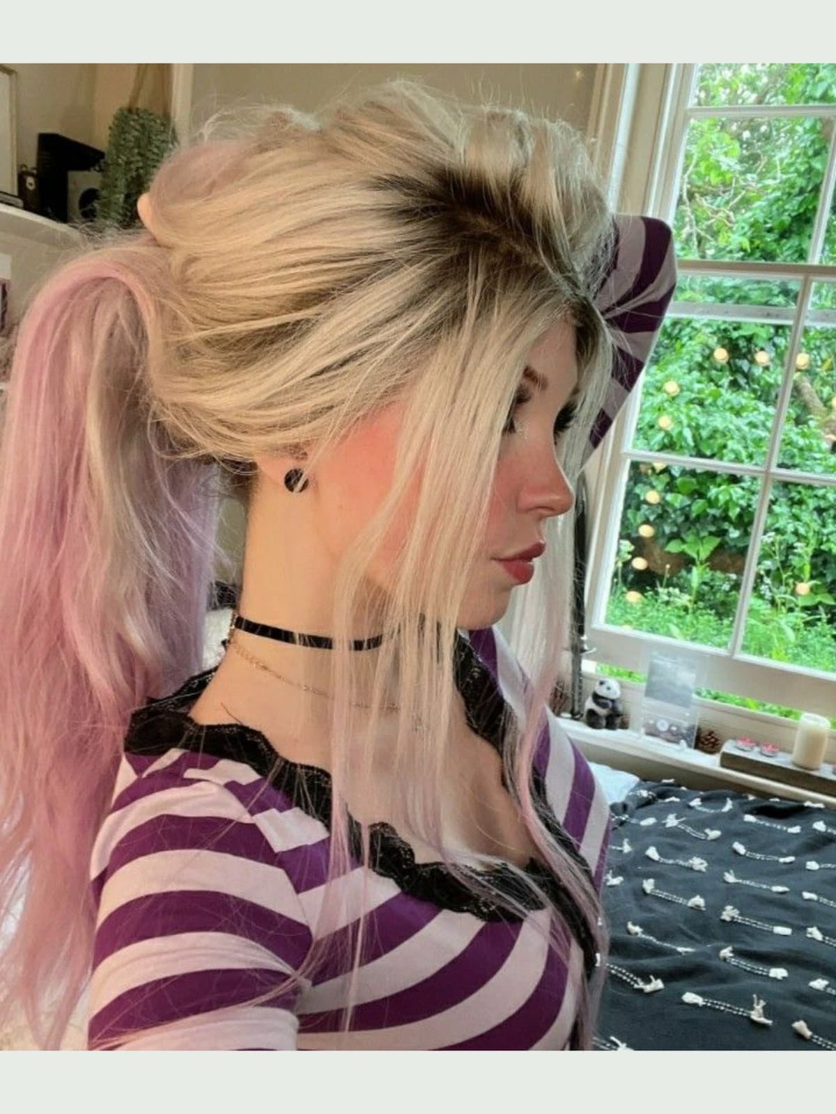 Belle Delphine side portrait