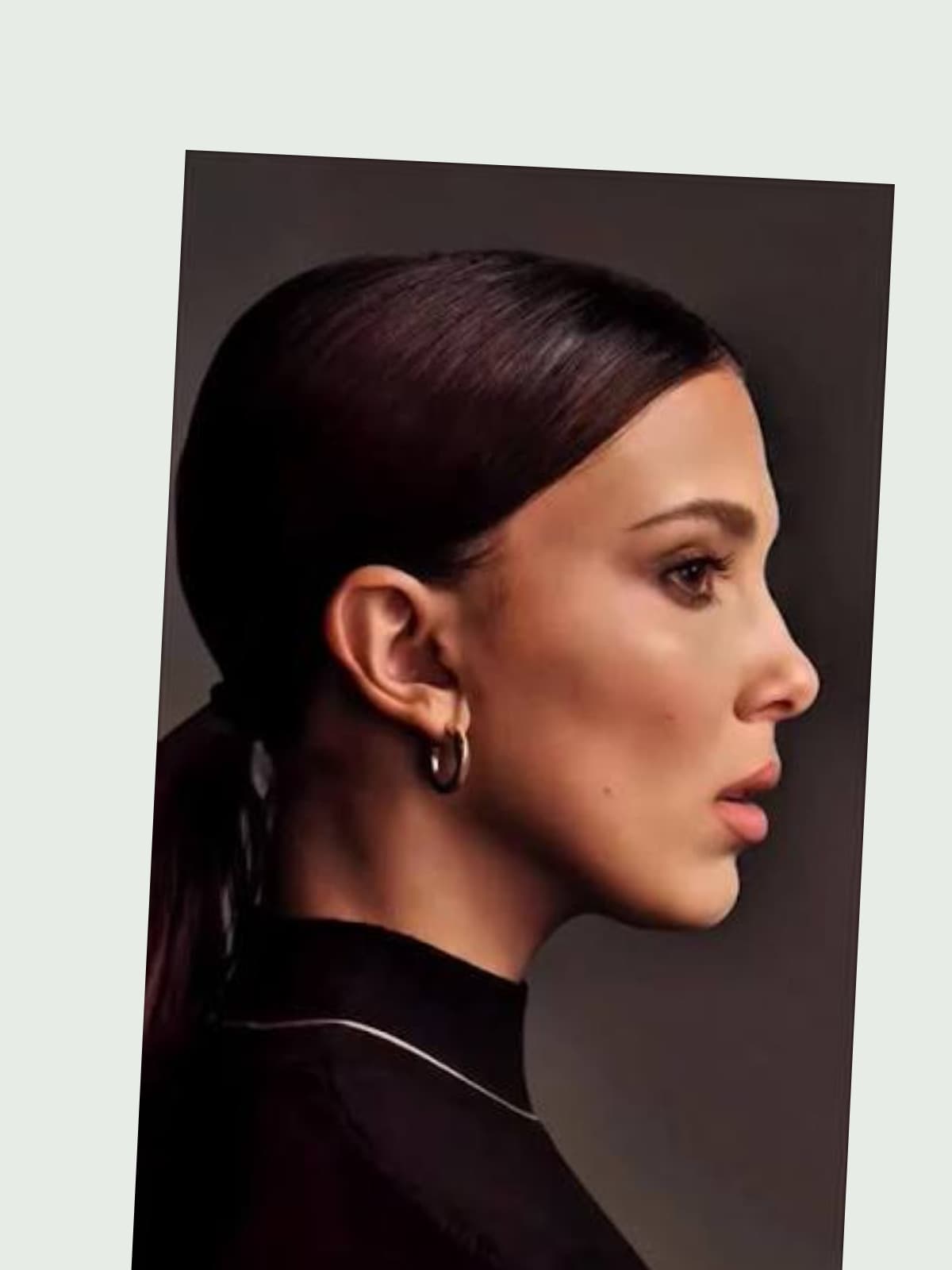 Millie Bobby Brown side portrait