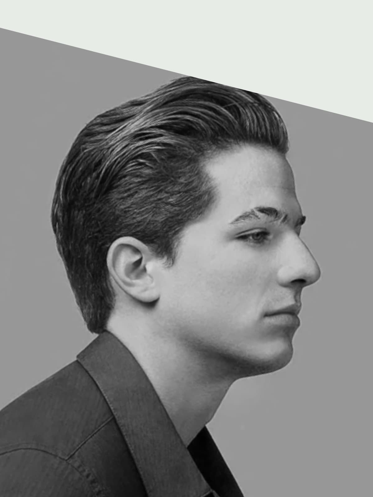 Charlie Puth side portrait