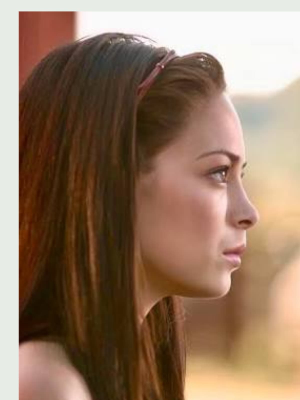 Kristin Kreuk side portrait